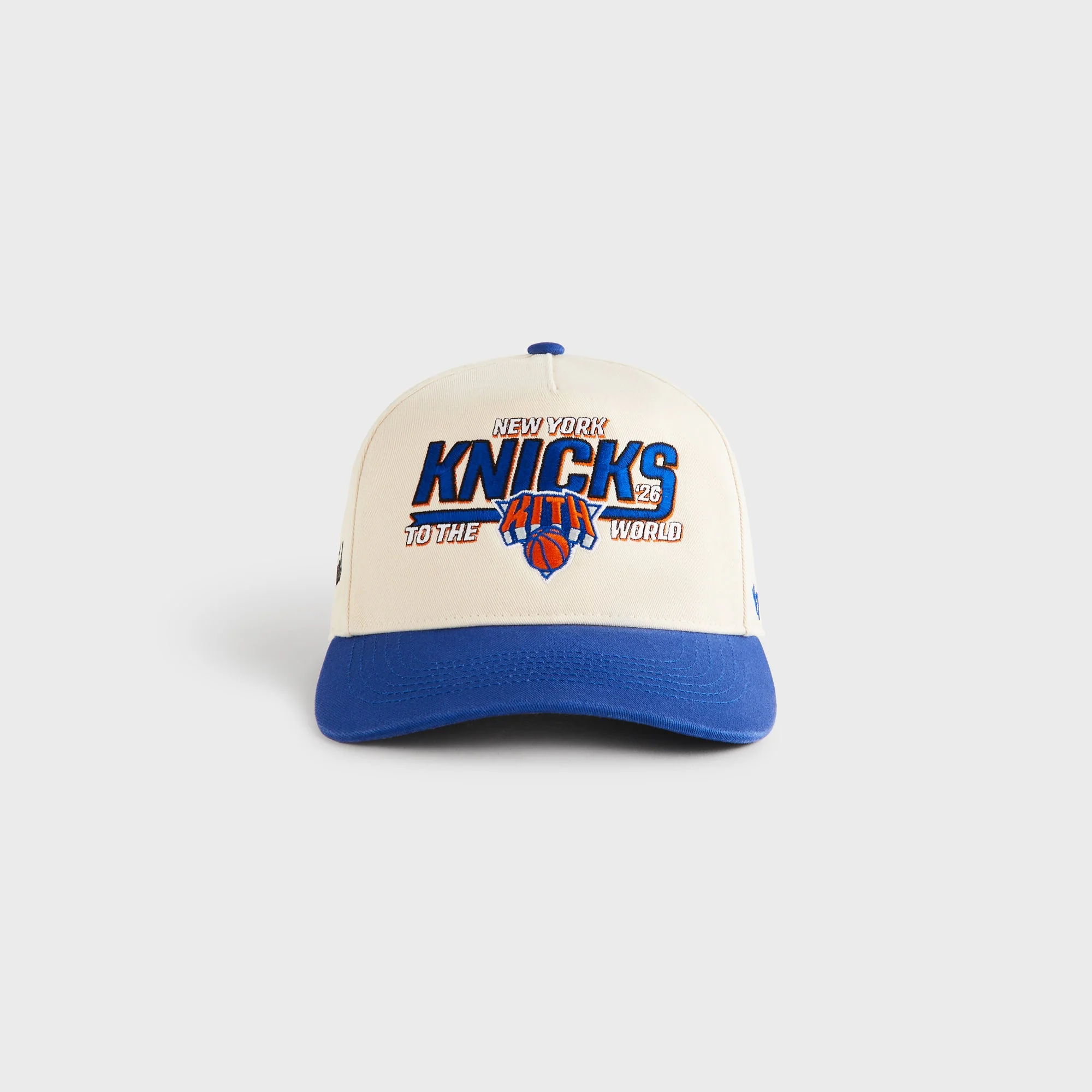Kith & '47 for the New York Knicks 2026 Finals Hitch Snapback - Sandrift