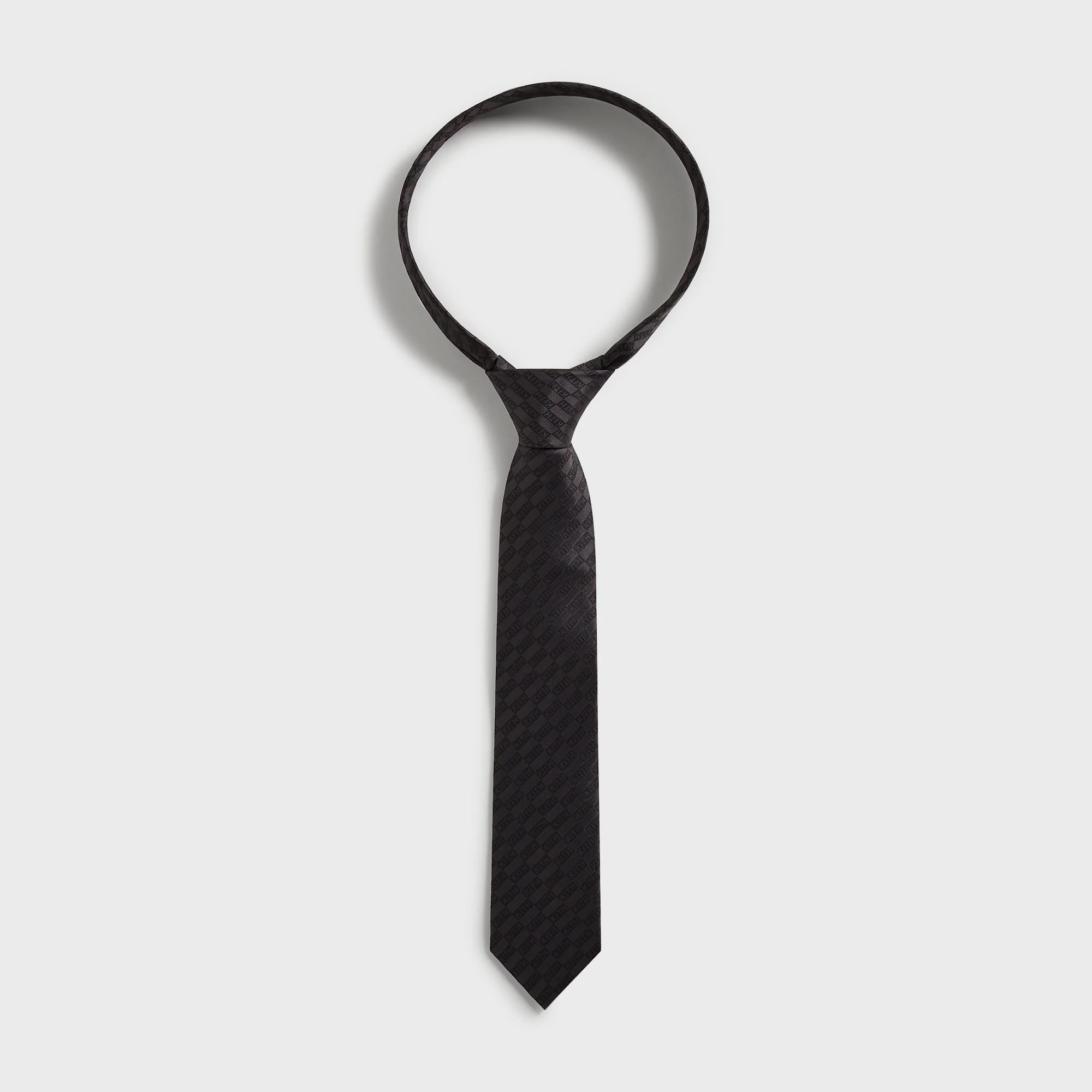 Kith Jacquard Classic Logo Tie - Black