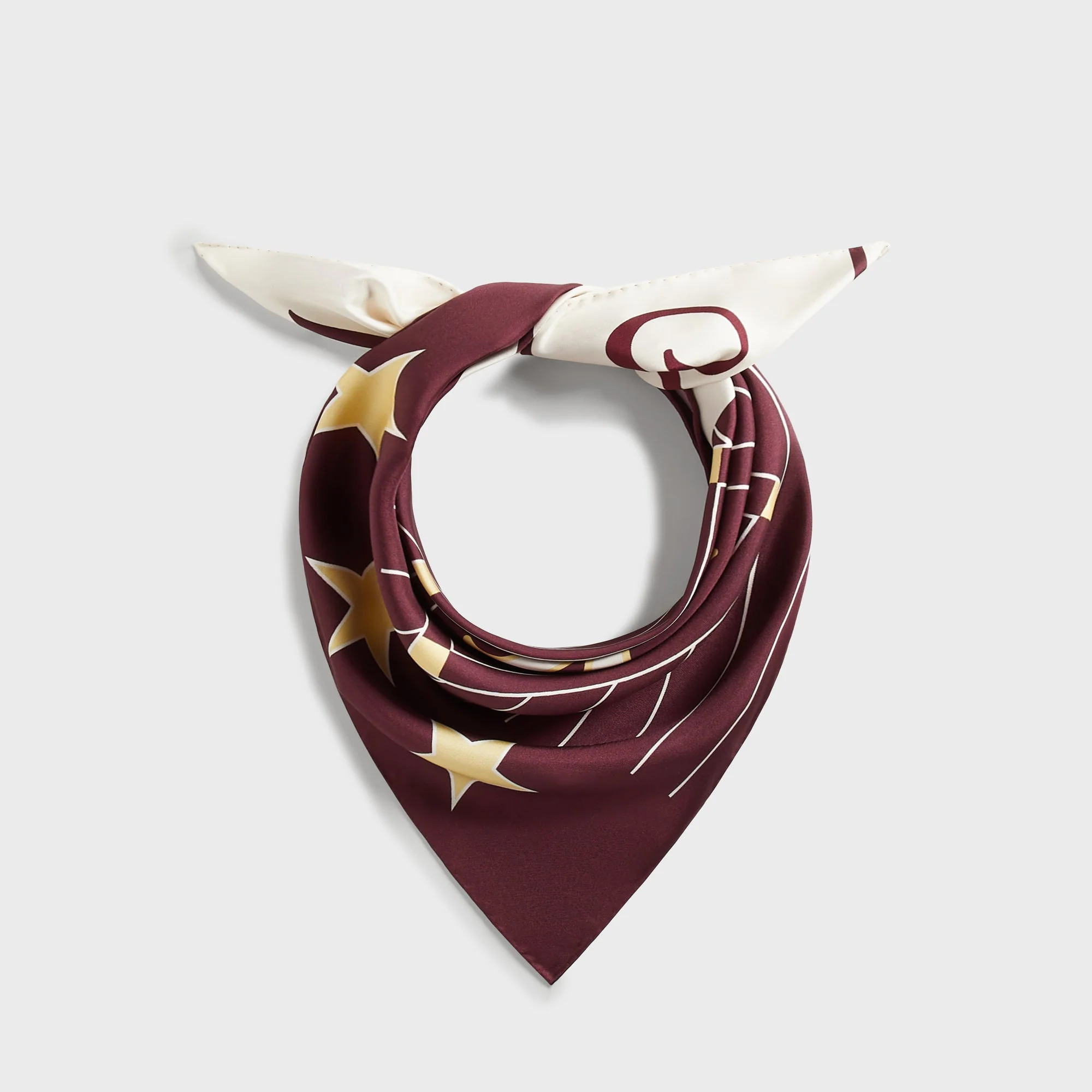 Kith Printed Silk Scarf - Magma