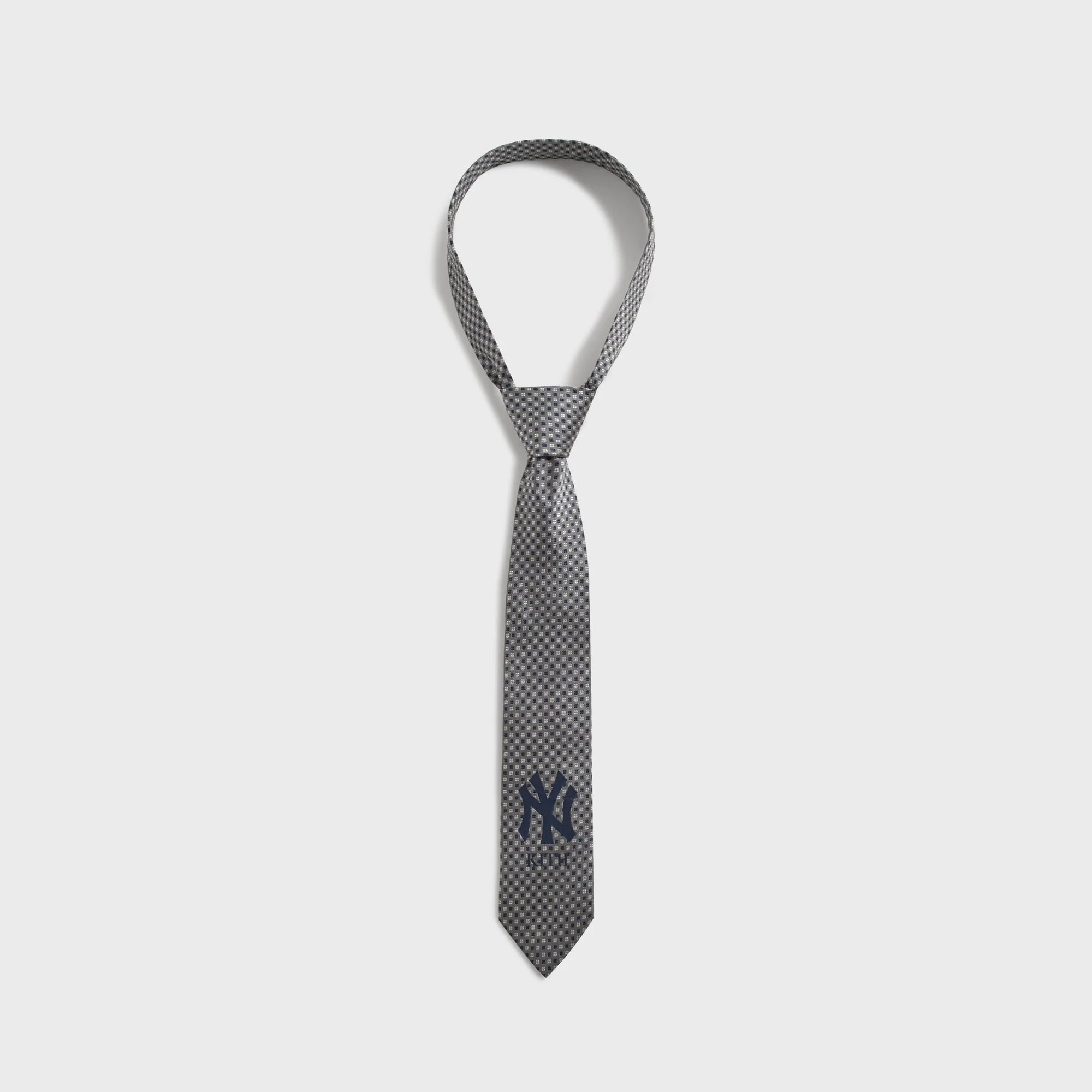 Kith for the New York Yankees Silk Foulard Tie - Skyscraper