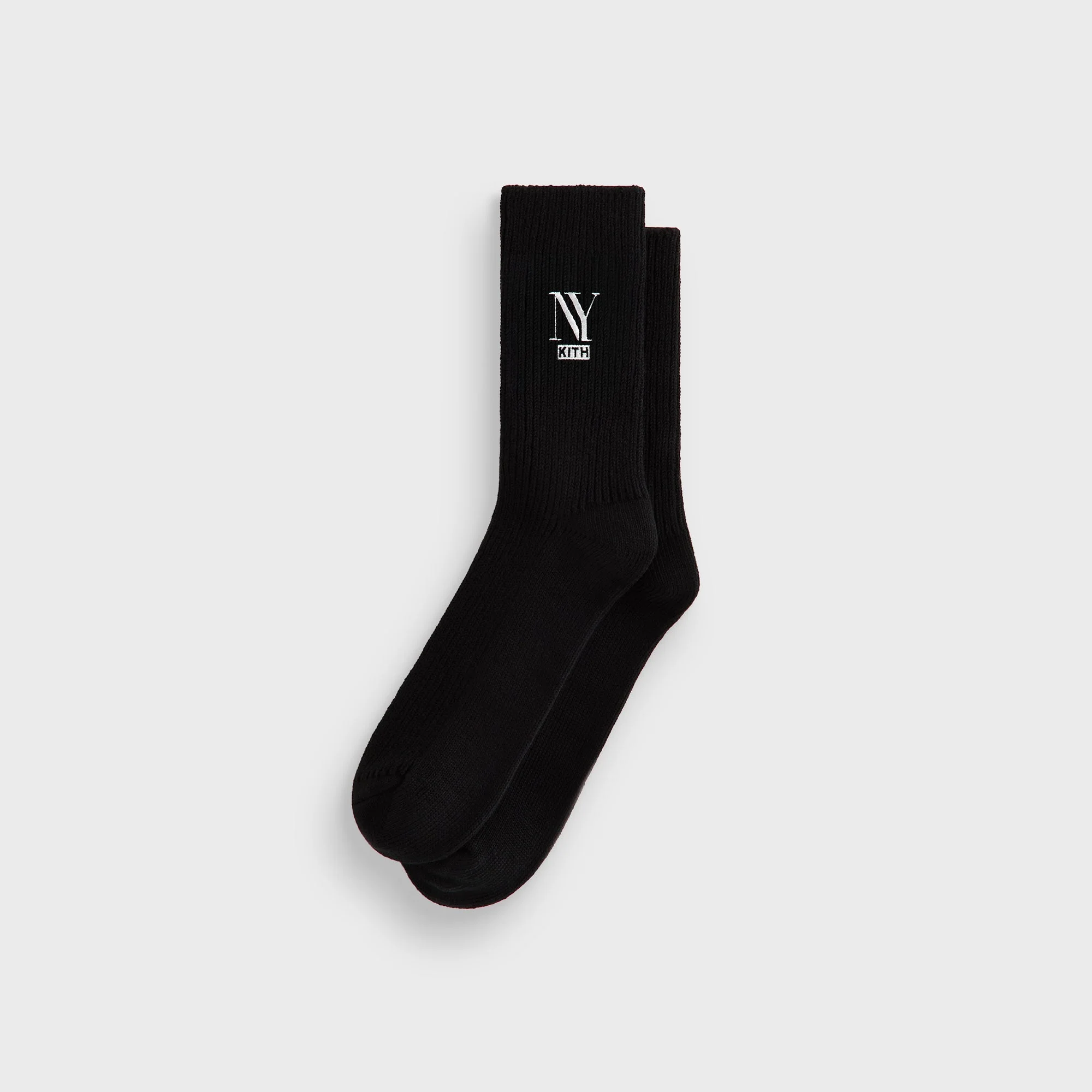 Kith NY Cotton Slouchy Crew Socks - Black