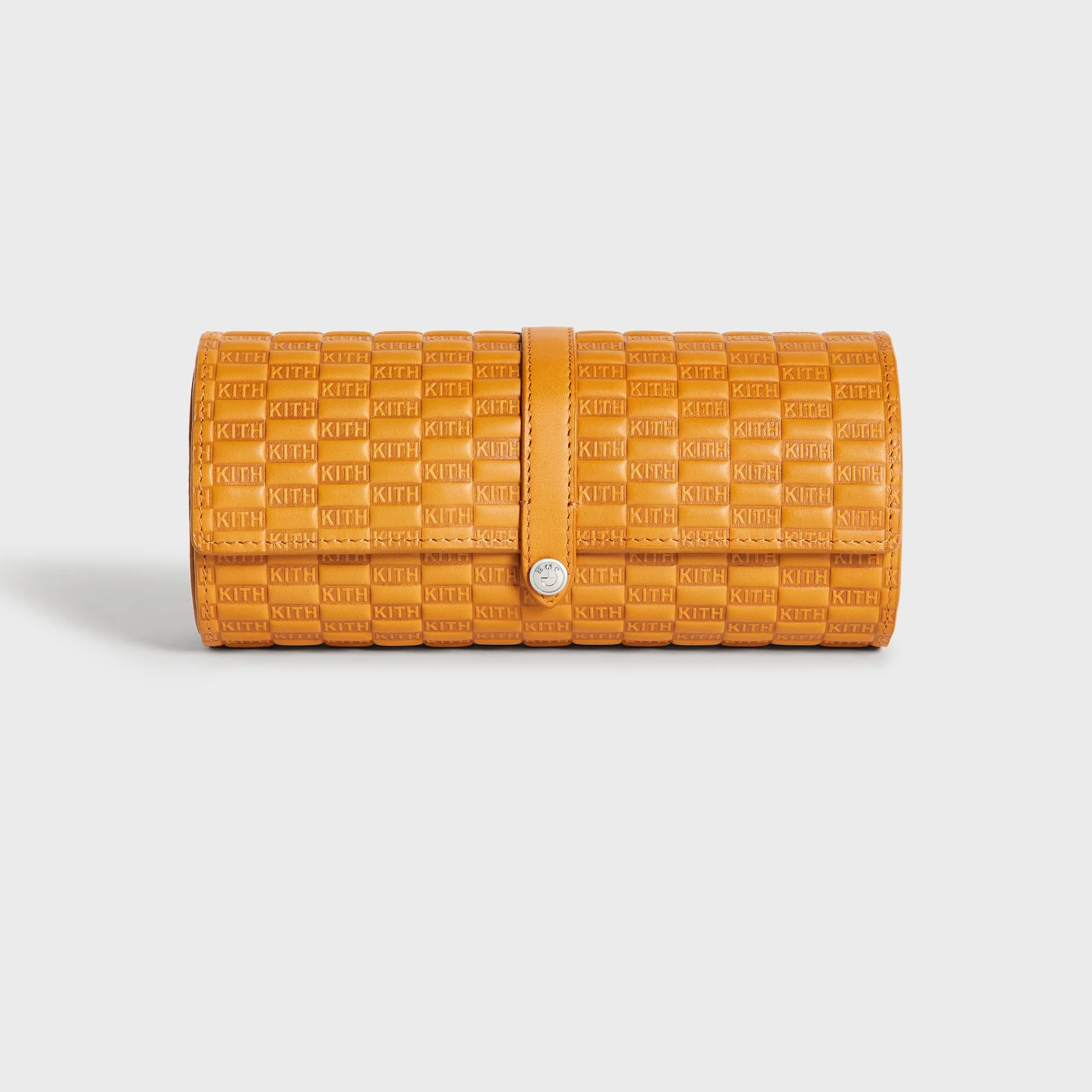 Kith for BMW Leather 3-Watch Roll - Camel