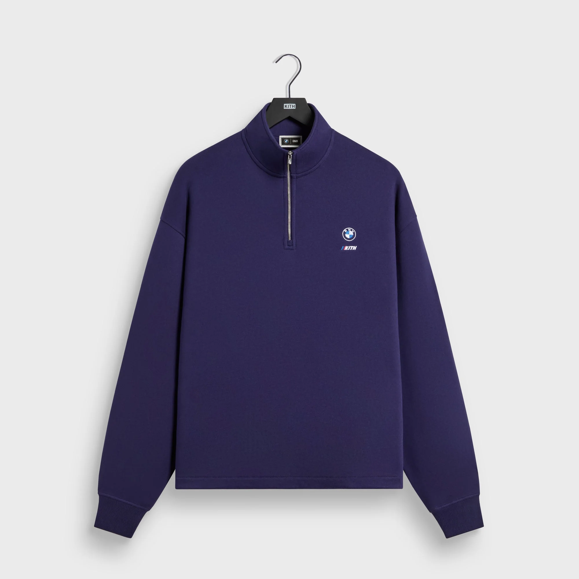 Kith for BMW Nelson Quarter Zip - Techno Violet