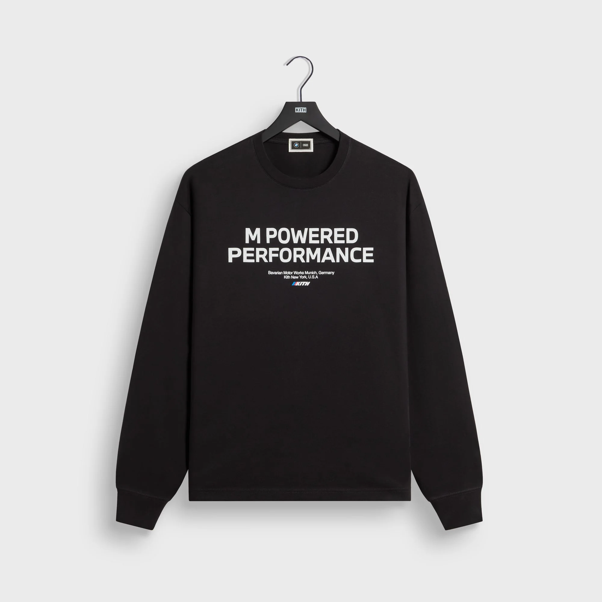Kith for BMW M Quote Long Sleeve Tee - Black