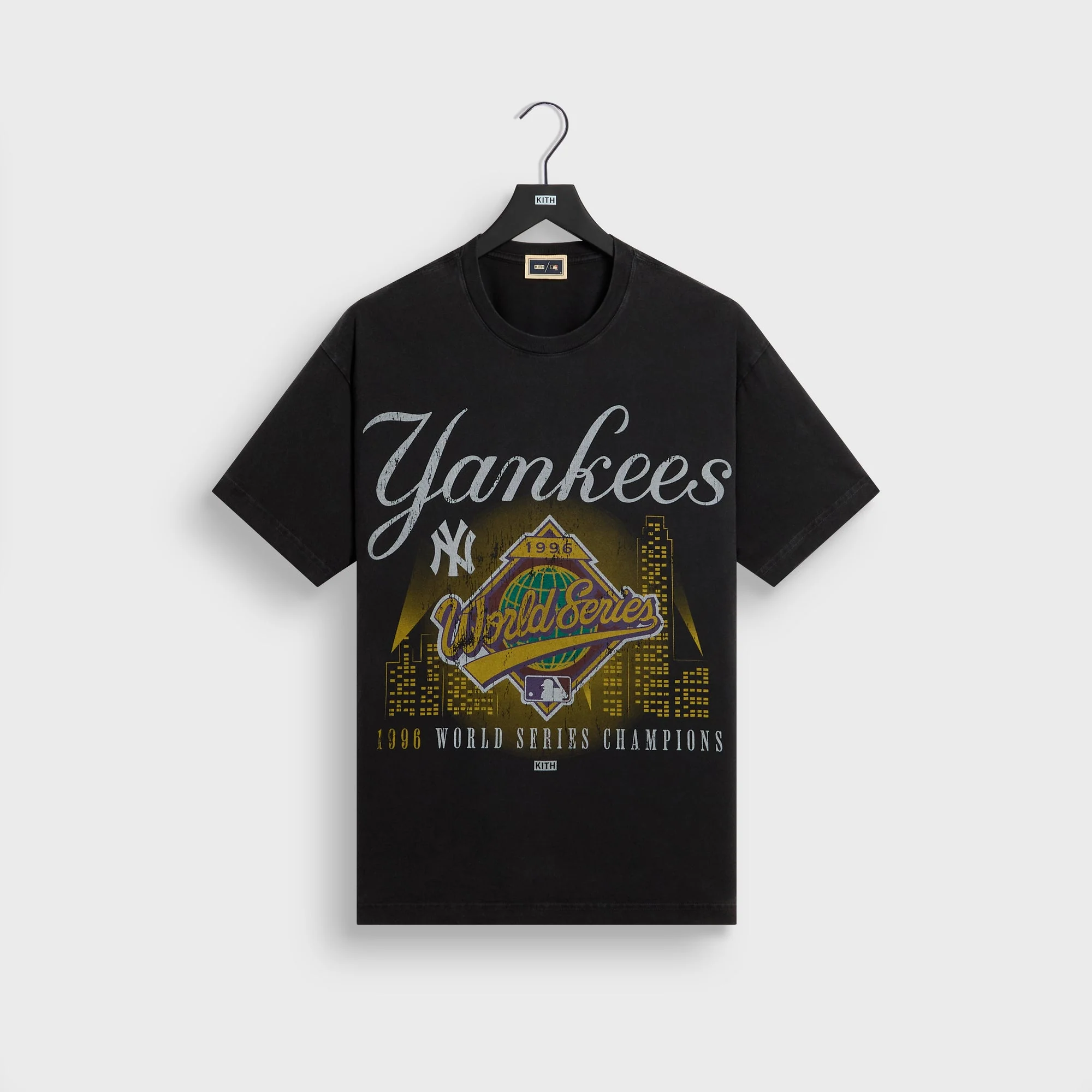Kith for the New York Yankees World Series Vintage Tee - Black