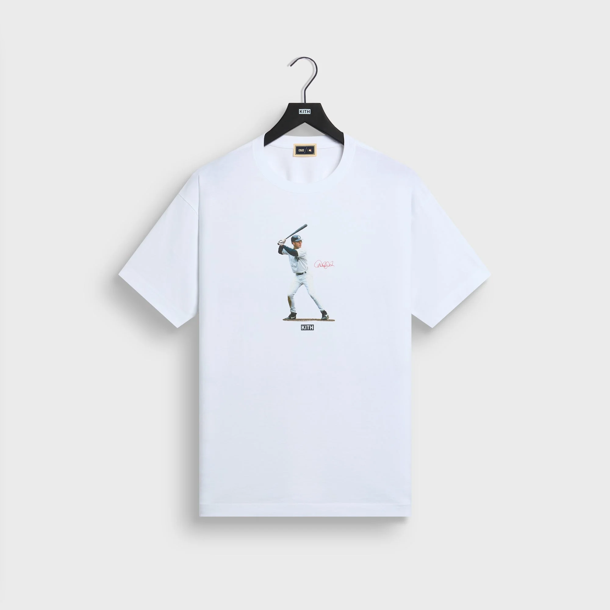 Kith for the New York Yankees Derek Jeter At Bat Vintage Tee - White