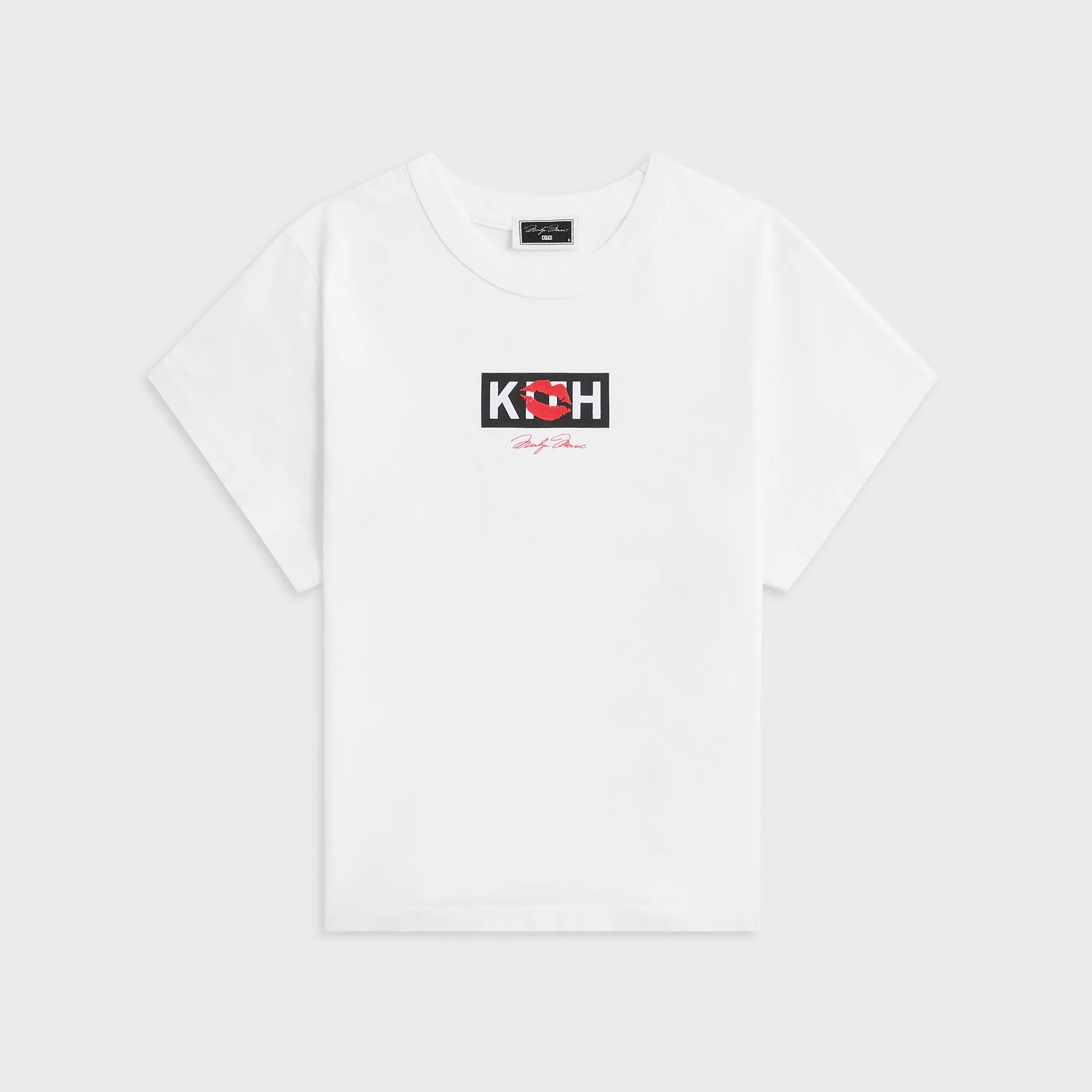 Kith Women for Marilyn Monroe Kiss Mulberry Vintage Tee - White