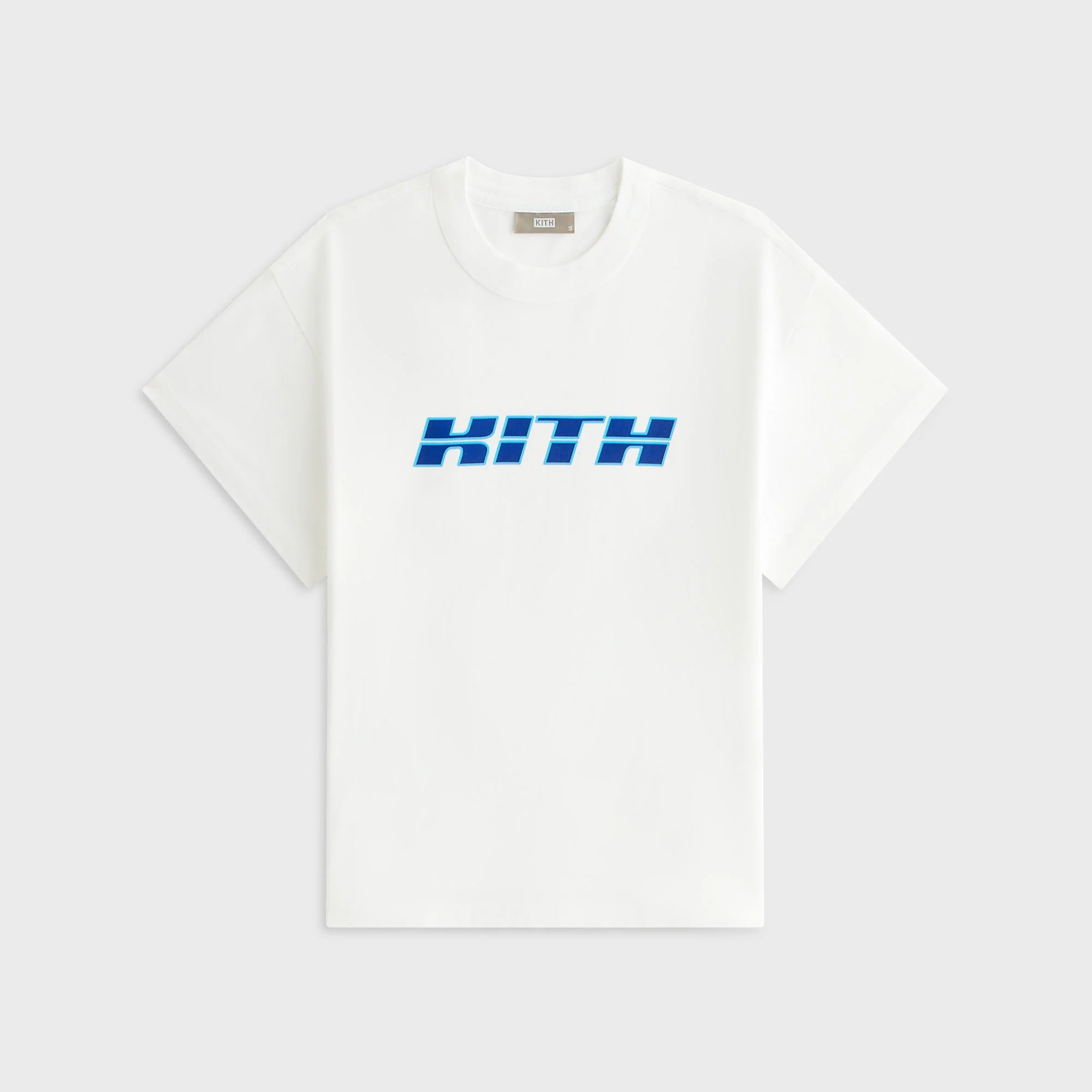 Kith Women Panel Logo Mulberry Vintage Tee - White