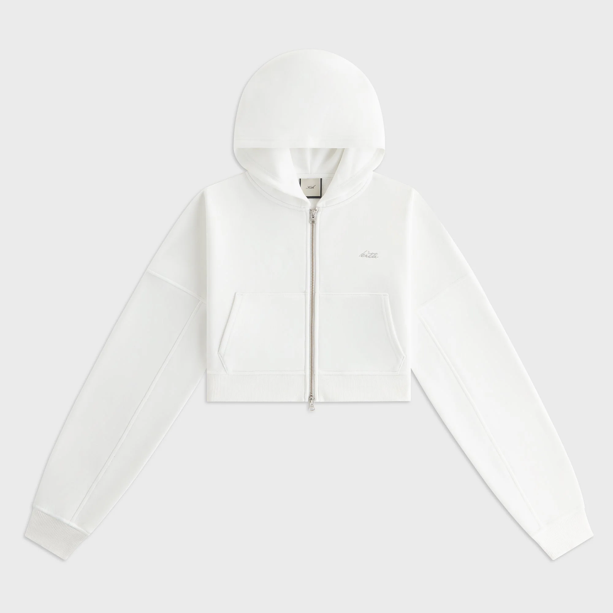 Kith Women Hendler Cropped Hoodie - White