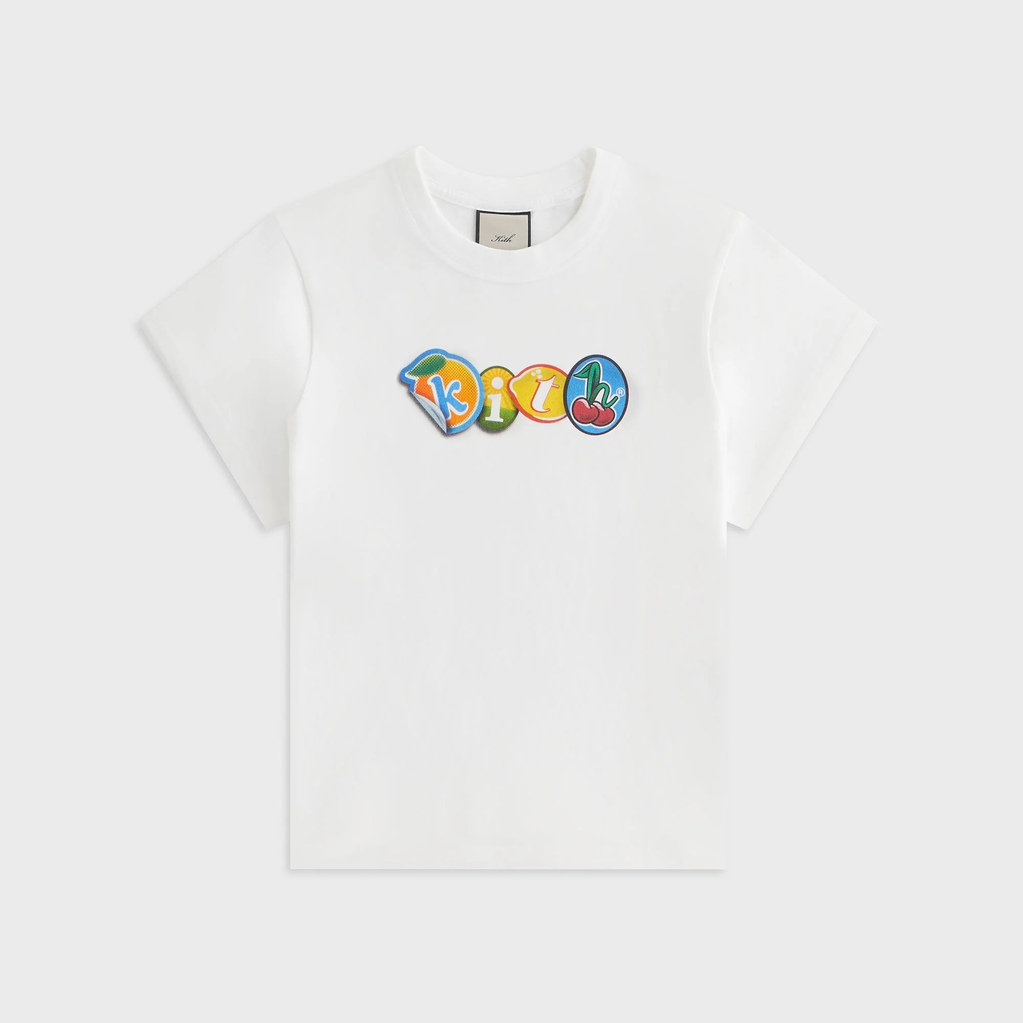 Kith Women Mulberry Vintage Sticker Tee - White