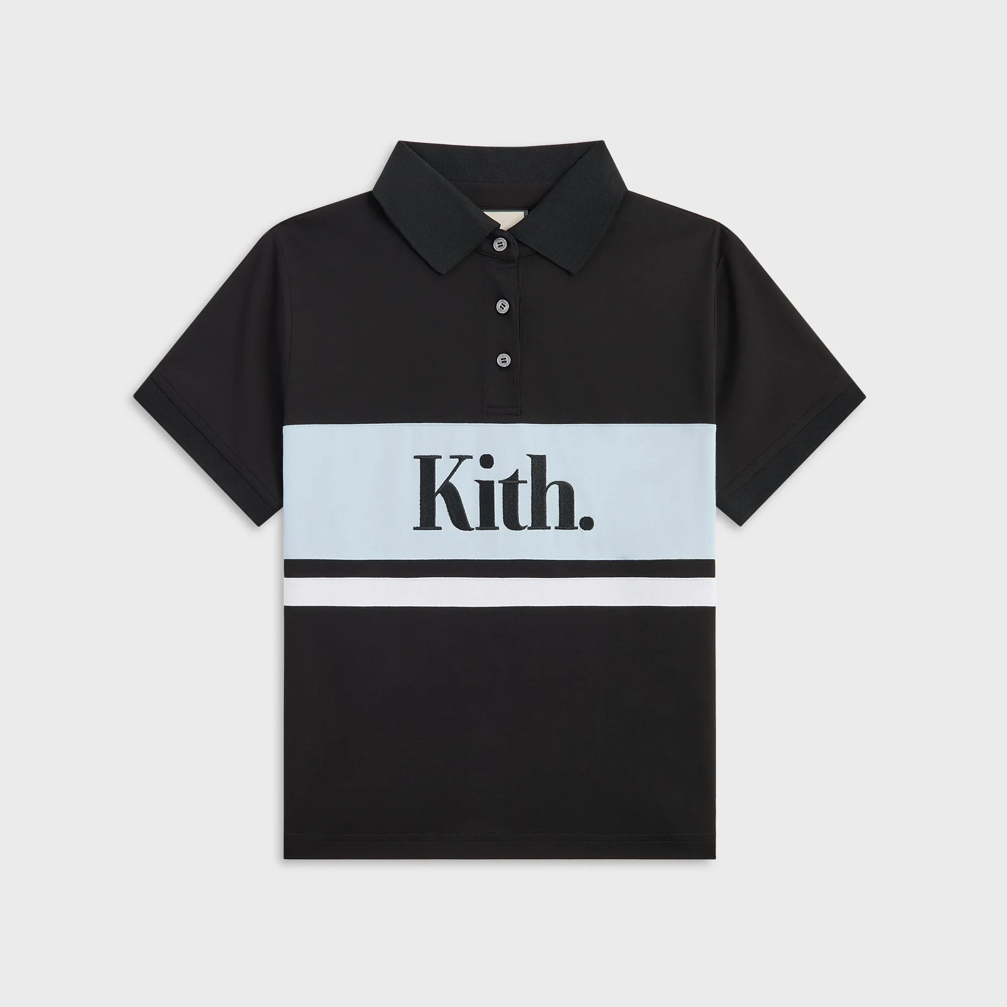 Kith Women Breda Paneled Polo - Black