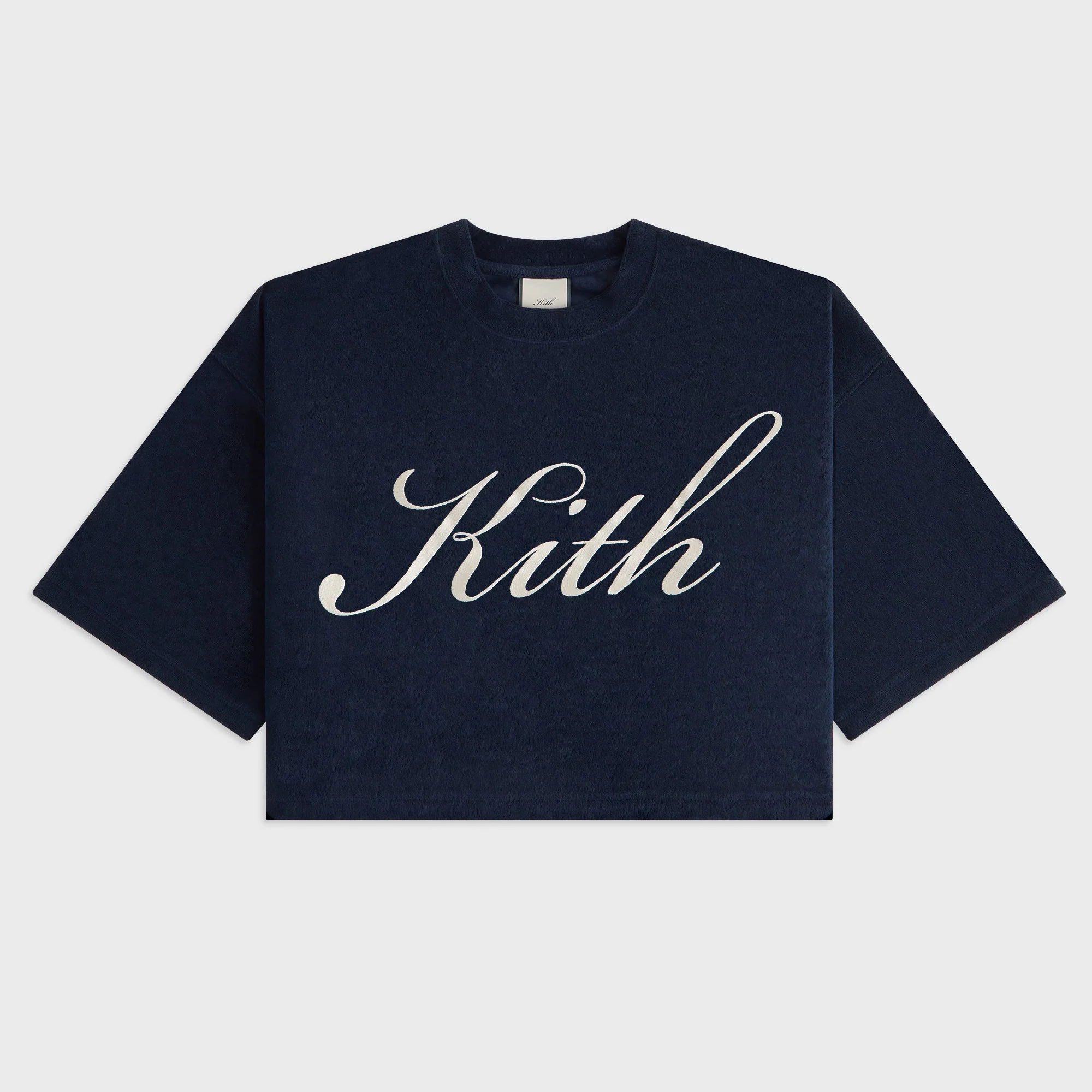 Kith Women Min Towel Terry Cropped Tee - Nocturnal