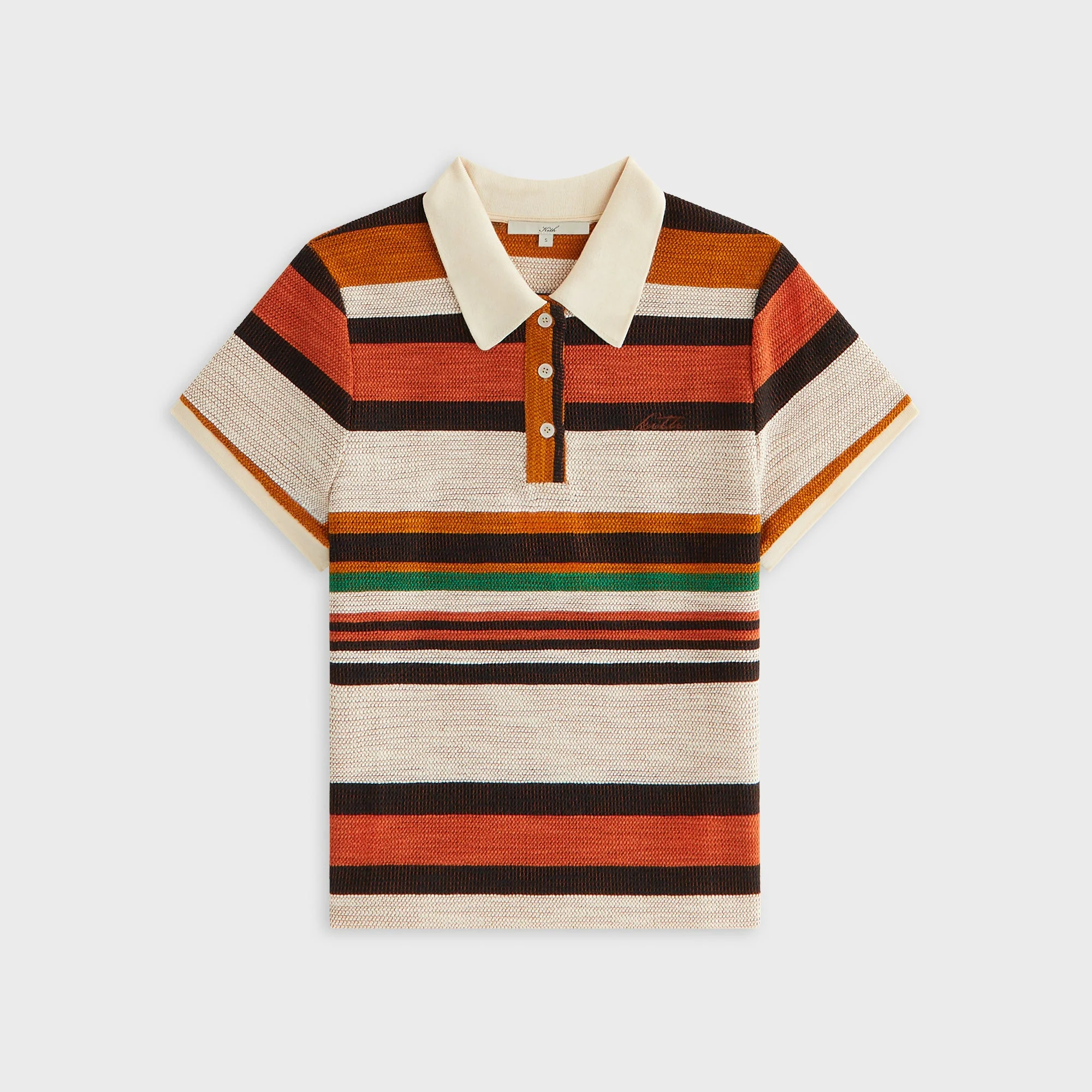 Kith Women Sansa Stripe Shrunken Polo - Flutter