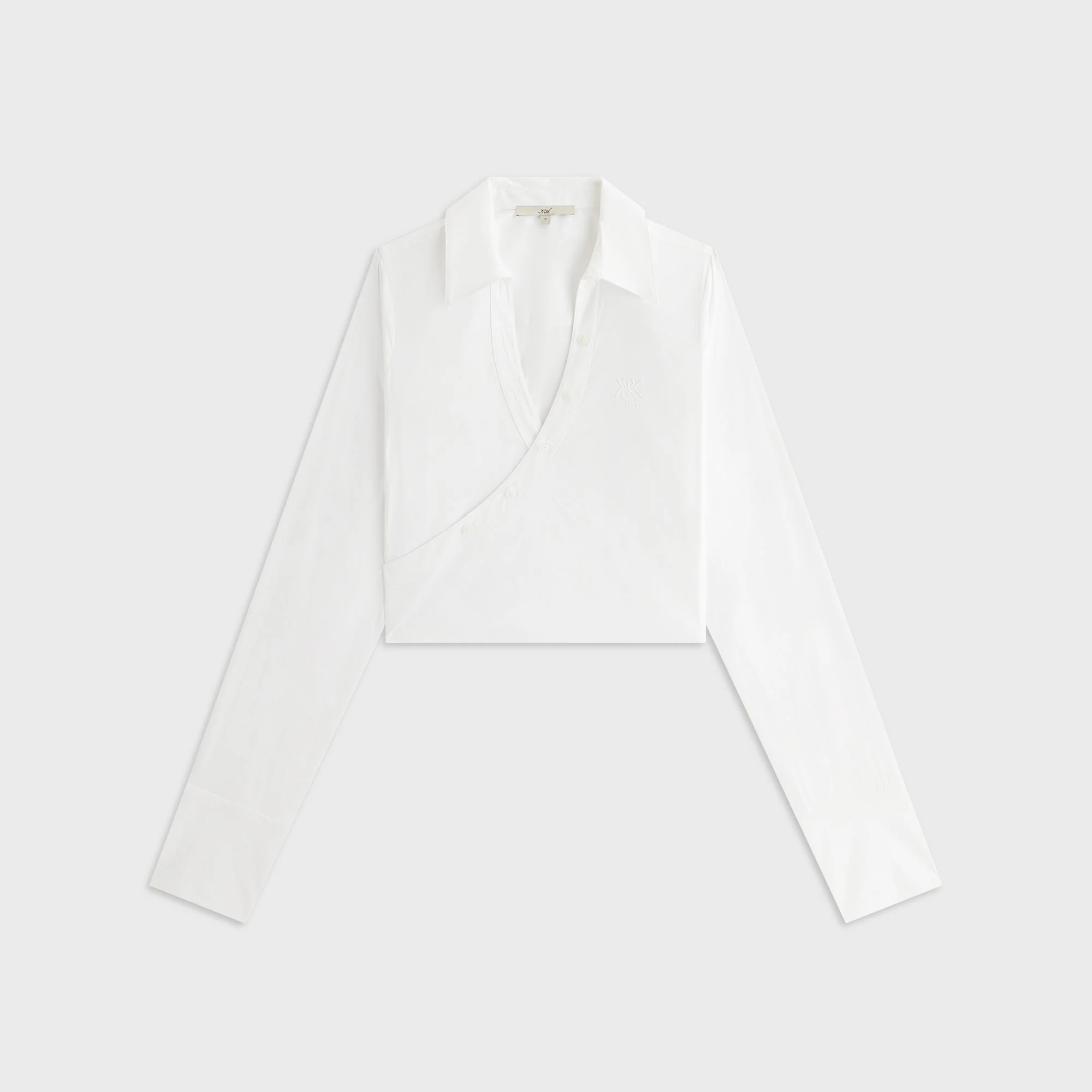 Kith Women Kairi Poplin Wrap Shirt - White
