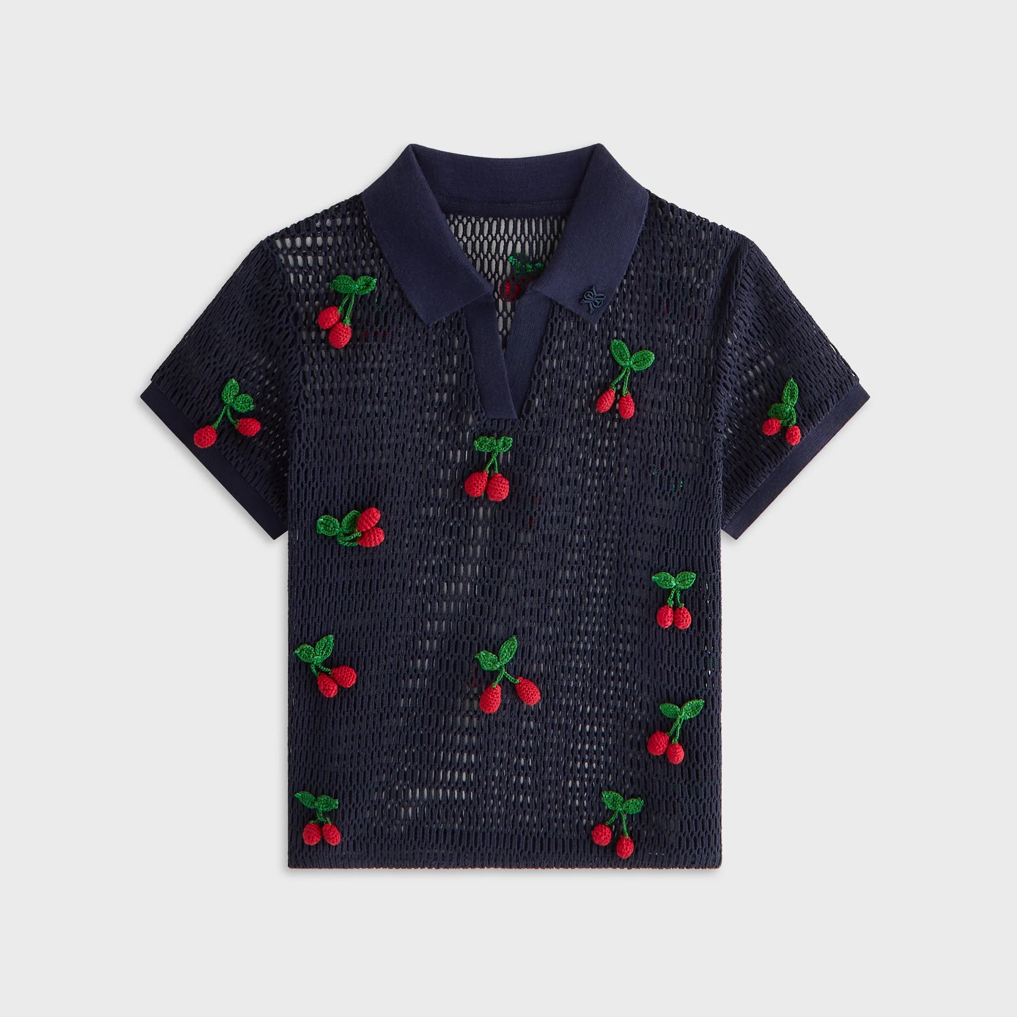Kith Women Hedi Cherry Sweater Polo - Nocturnal