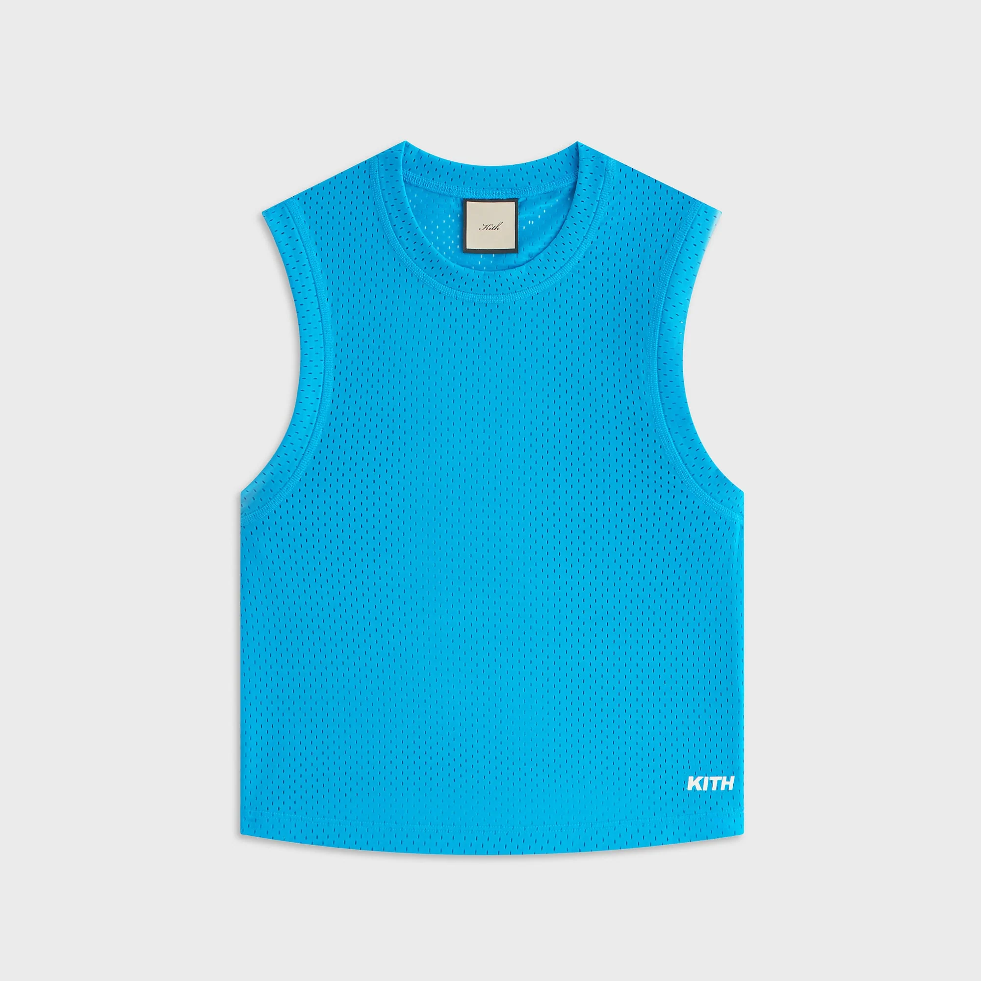 Kith Women Mera Mesh Muscle Tank - Meridian Blue