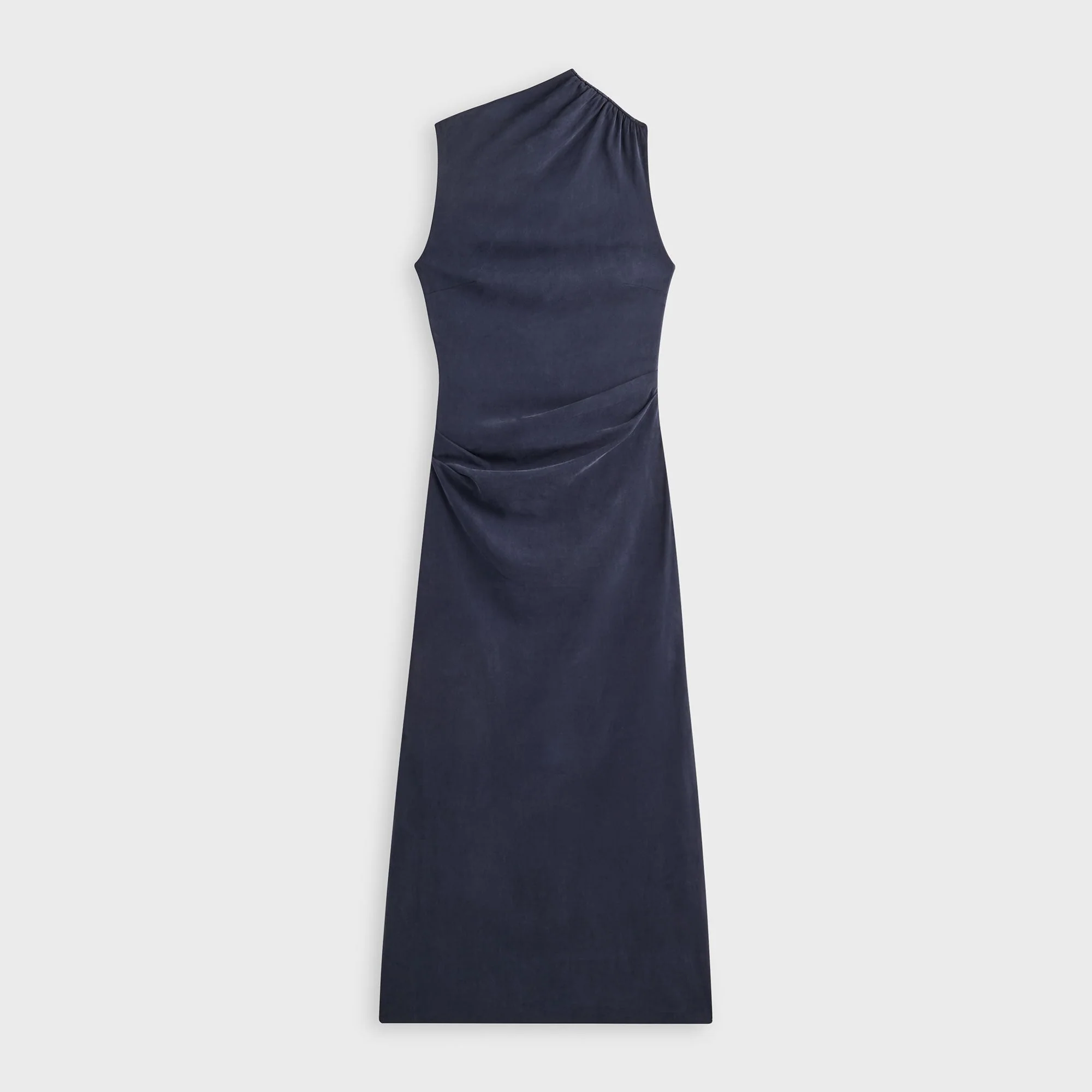 Kith Women Delphi Draped Sueded Gown - Black