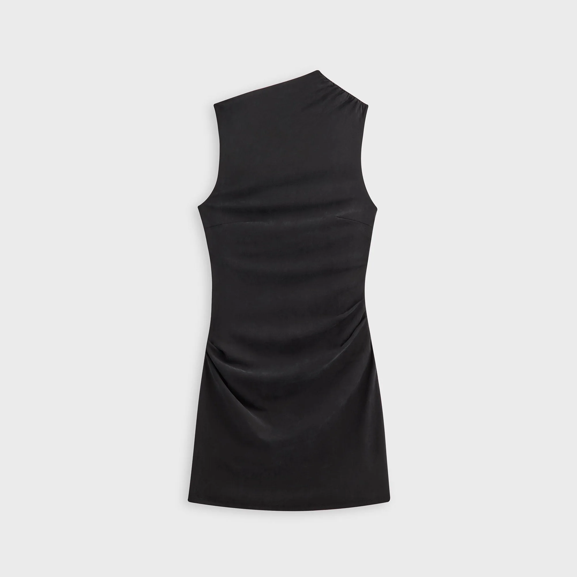 Kith Women Delphi Draped Sueded Mini Dress - Black