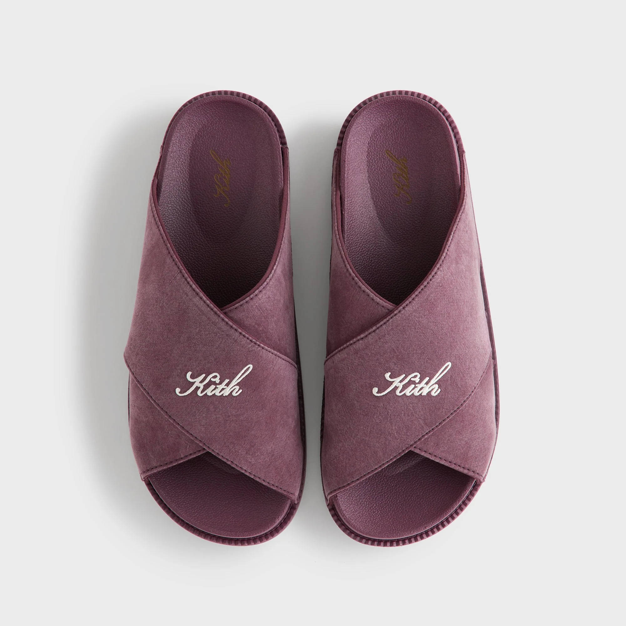 Kith Women Criss Cross Slides - Magma