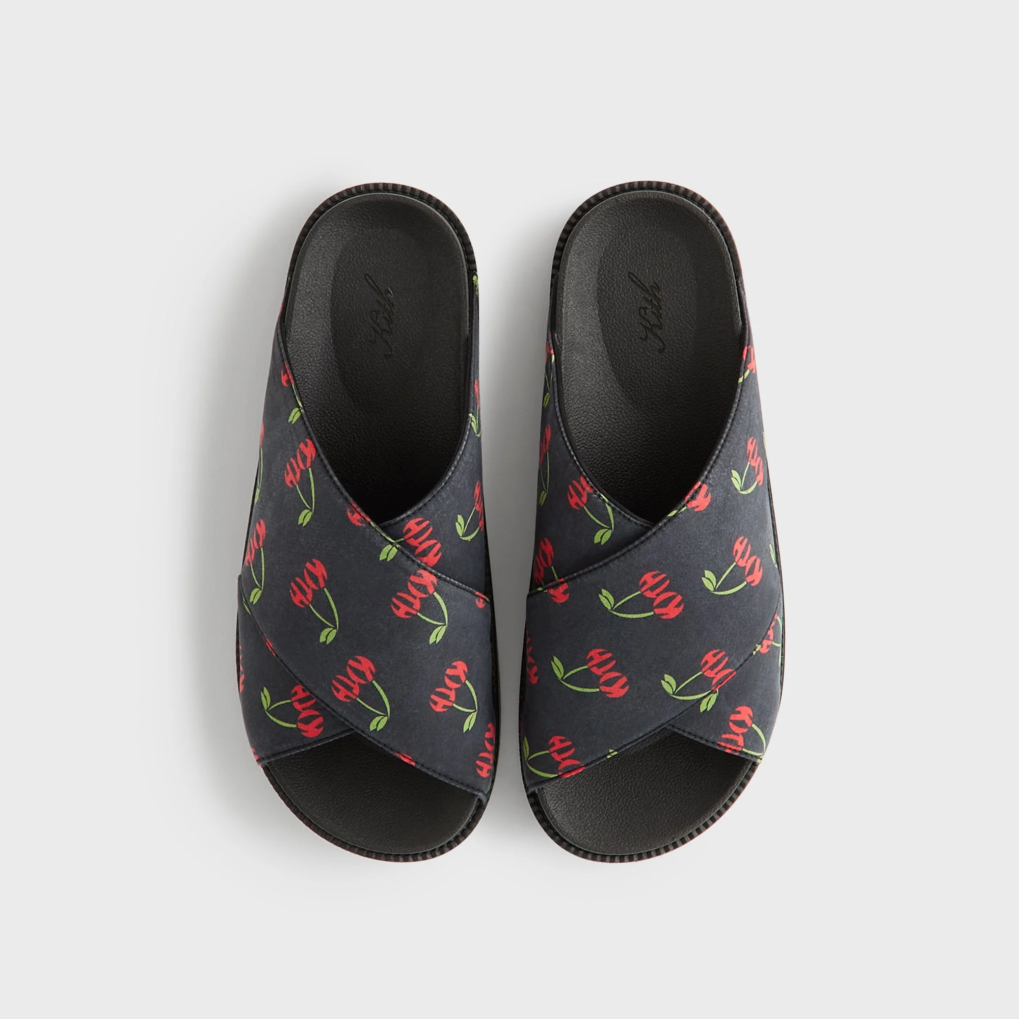 Kith Women Cherry Criss Cross Slides - Black