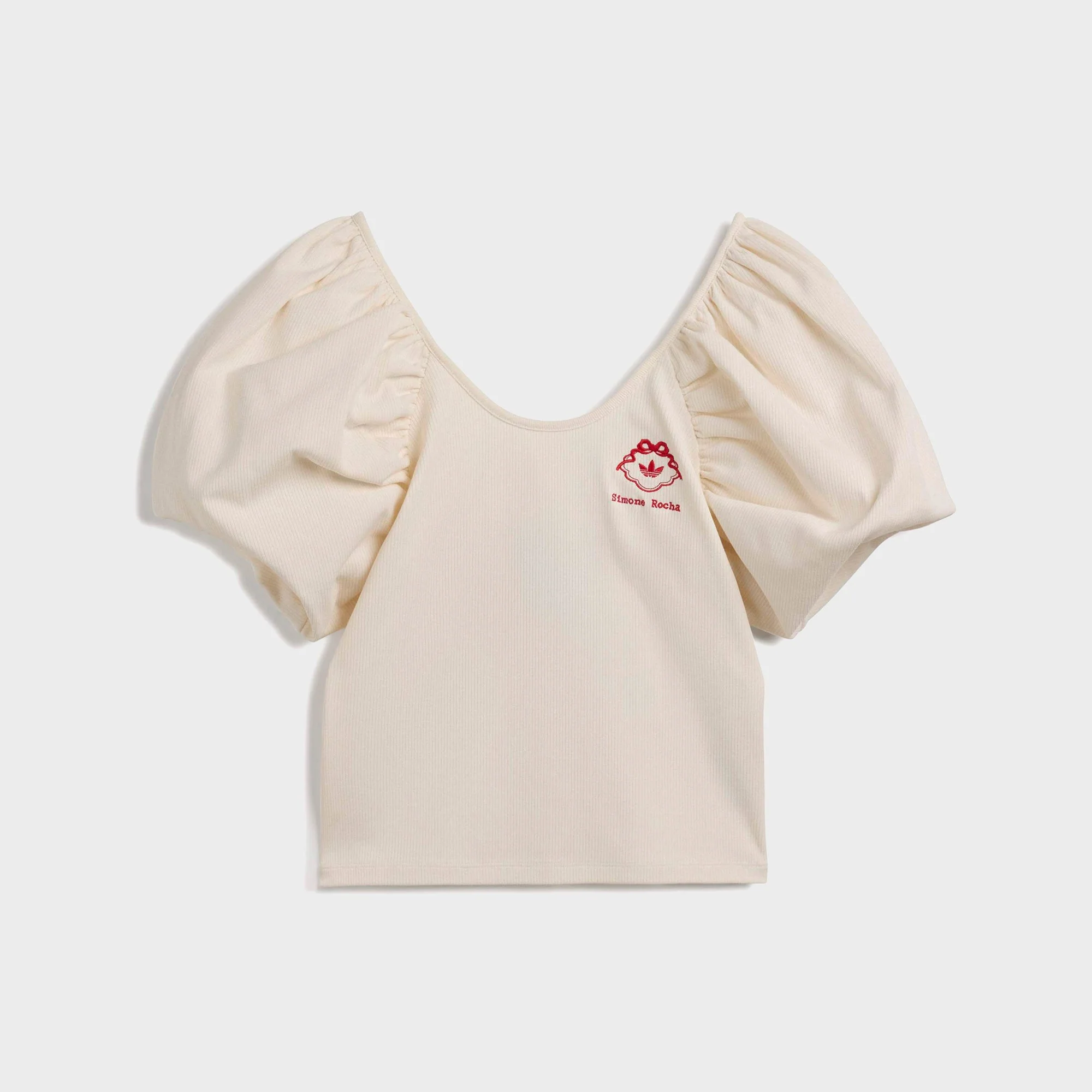 adidas x Simone Rocha Puff Sleeve Tee - Chalk White