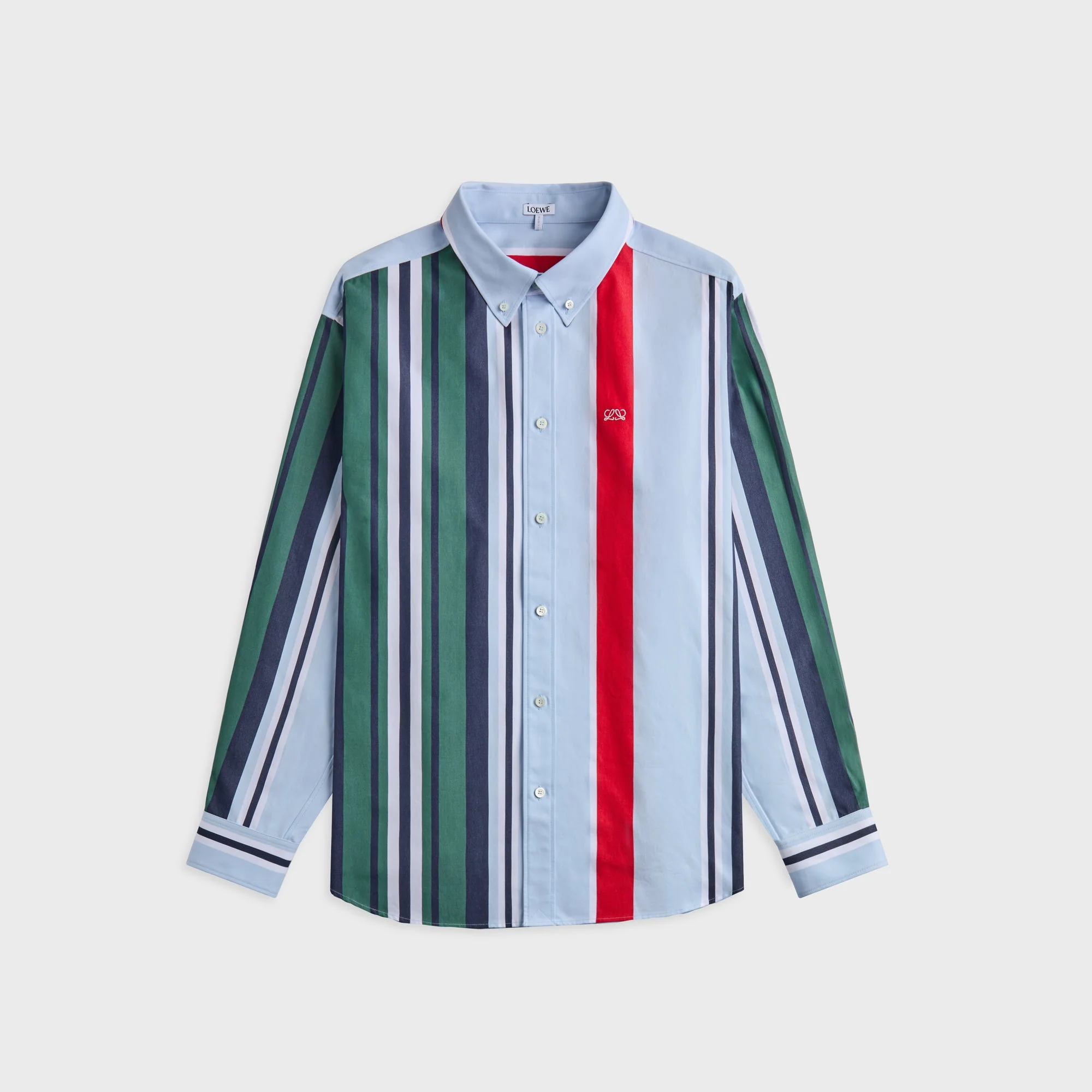 Loewe Cotton Shirt - Blue / Multicolor