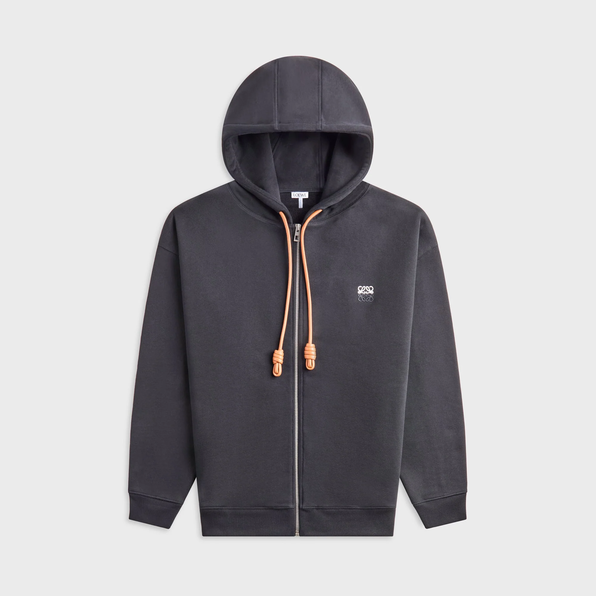 Loewe Zip-Up Hoodie - Black