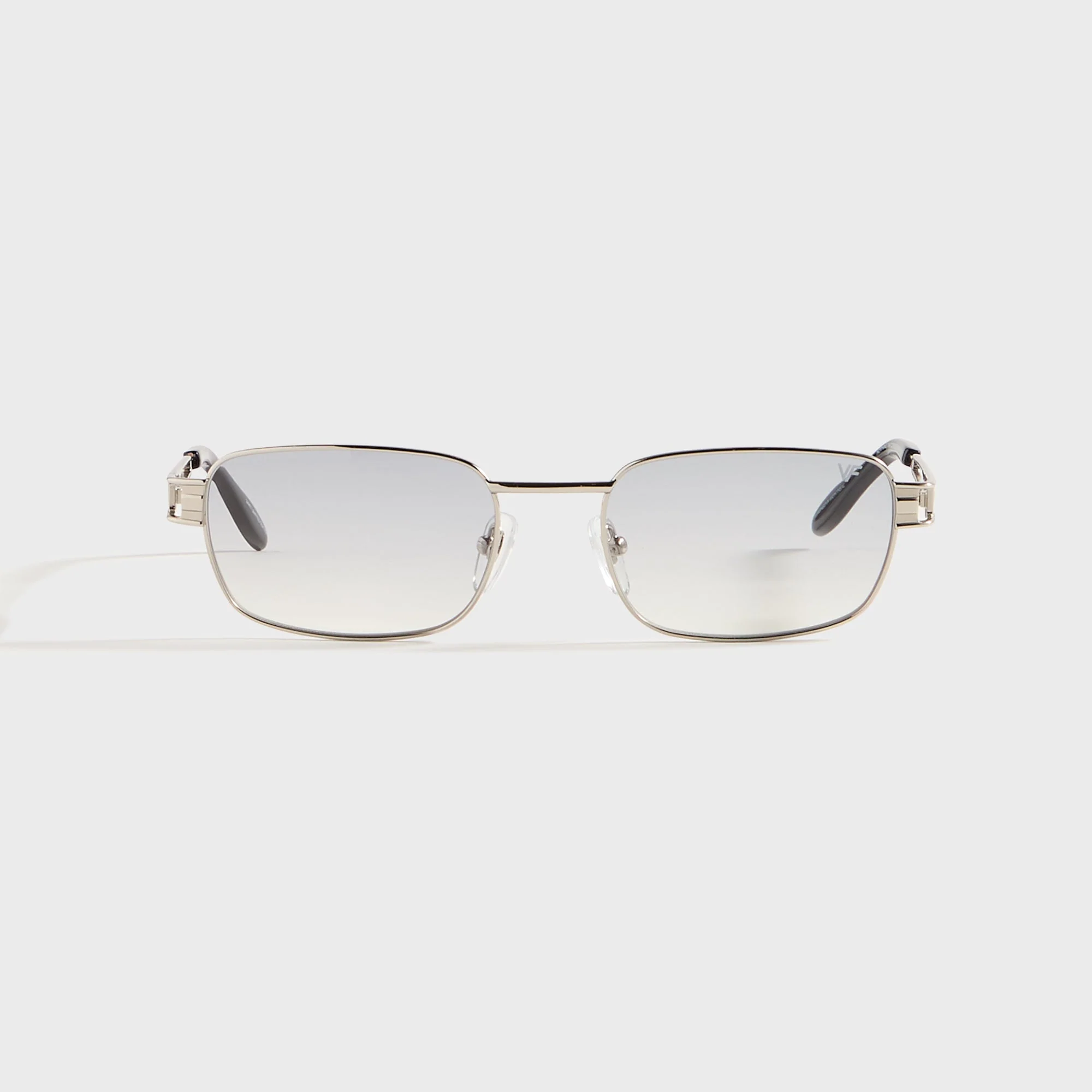 Vintage Frames Dime 24KT - White Gold / Charcoal Gradient