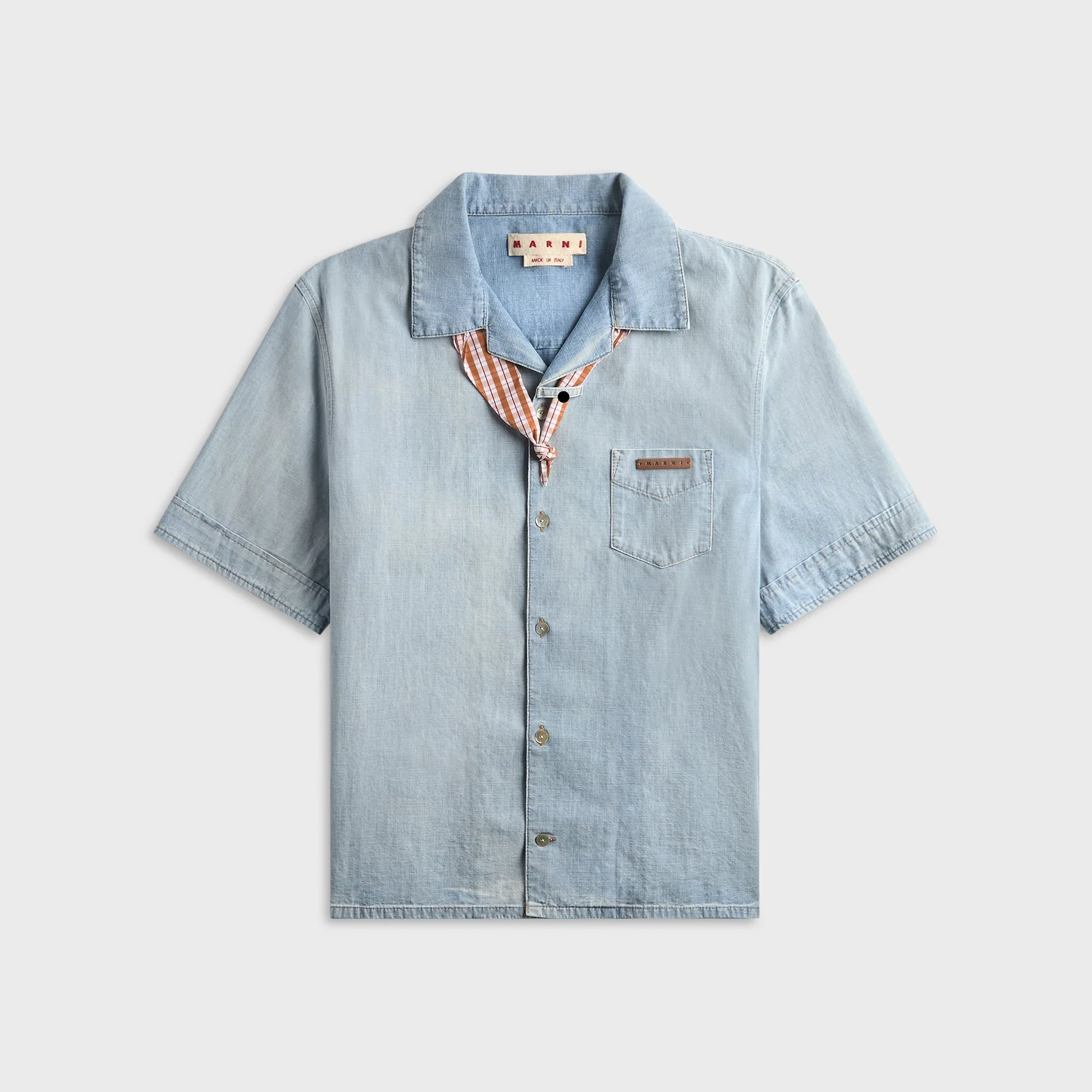 Marni Light Blue Chambray Shirt - Cloud