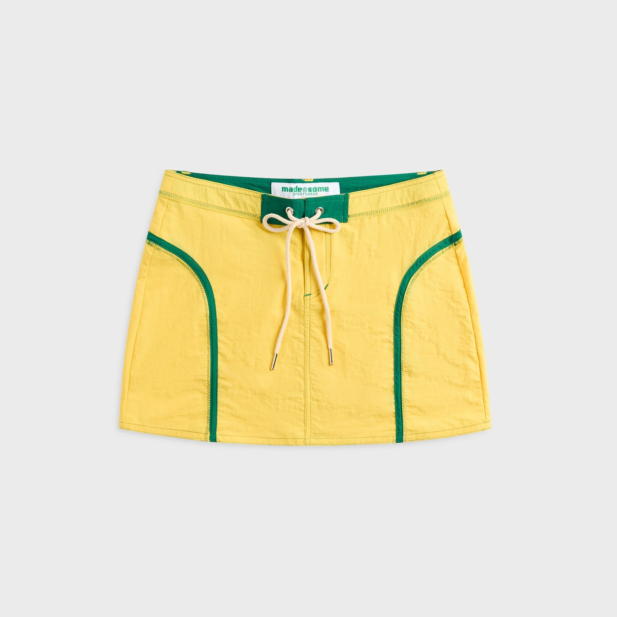 Made Some Mini Skirt - Yellow / Green