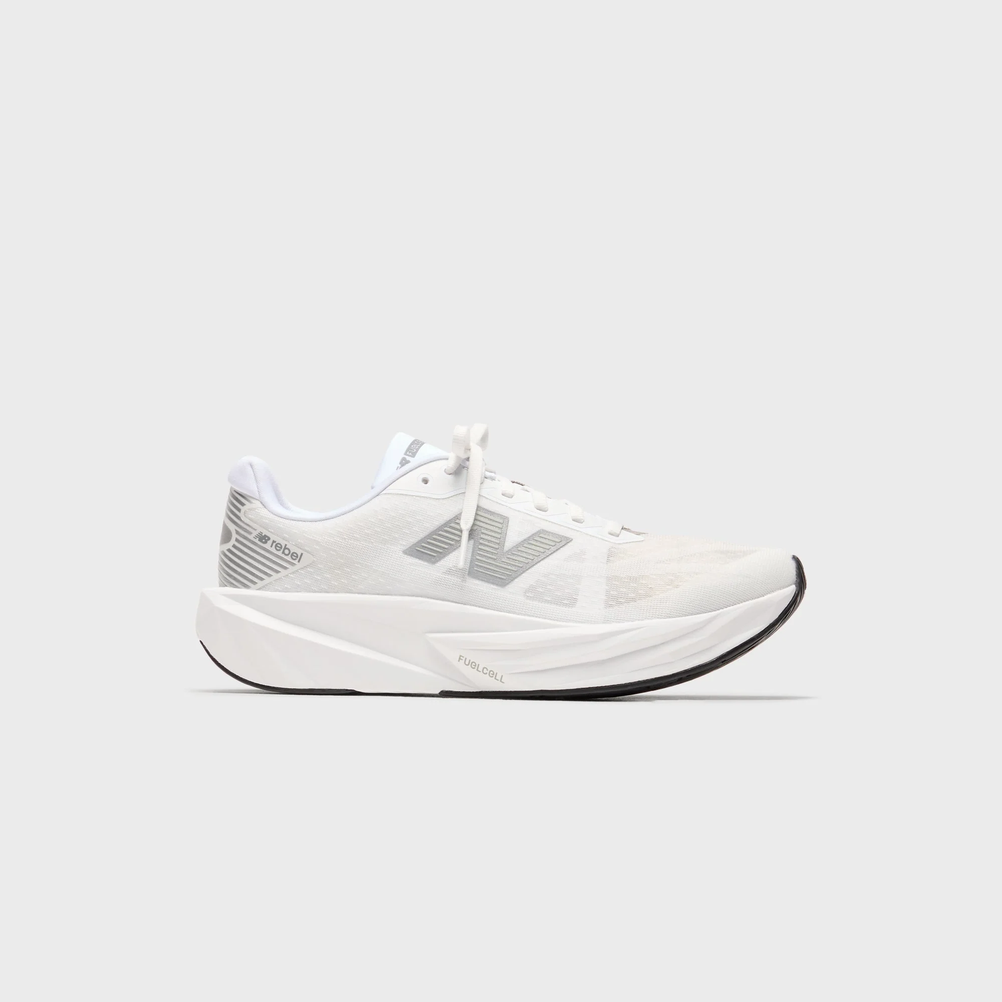 New Balance FuelCell Rebel v5 - White / Silver Metallic
