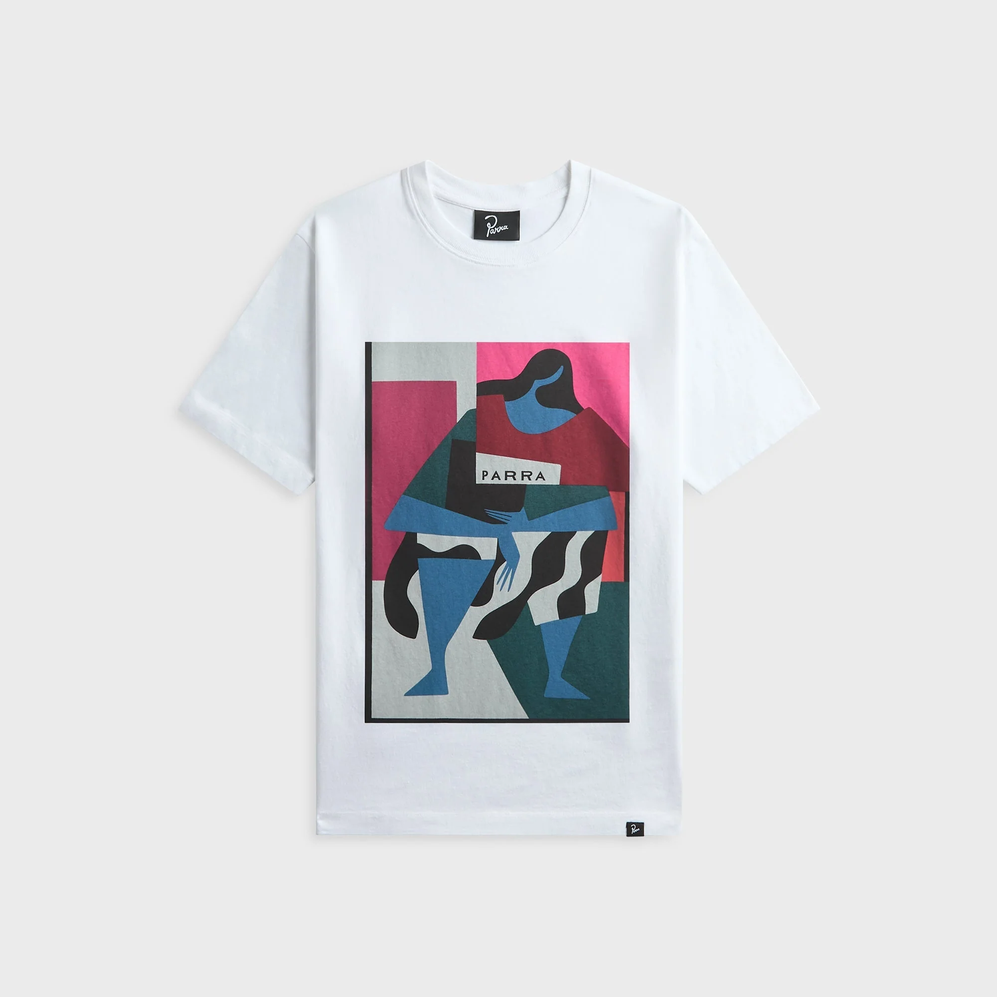 by Parra Reading The Square Tee - White