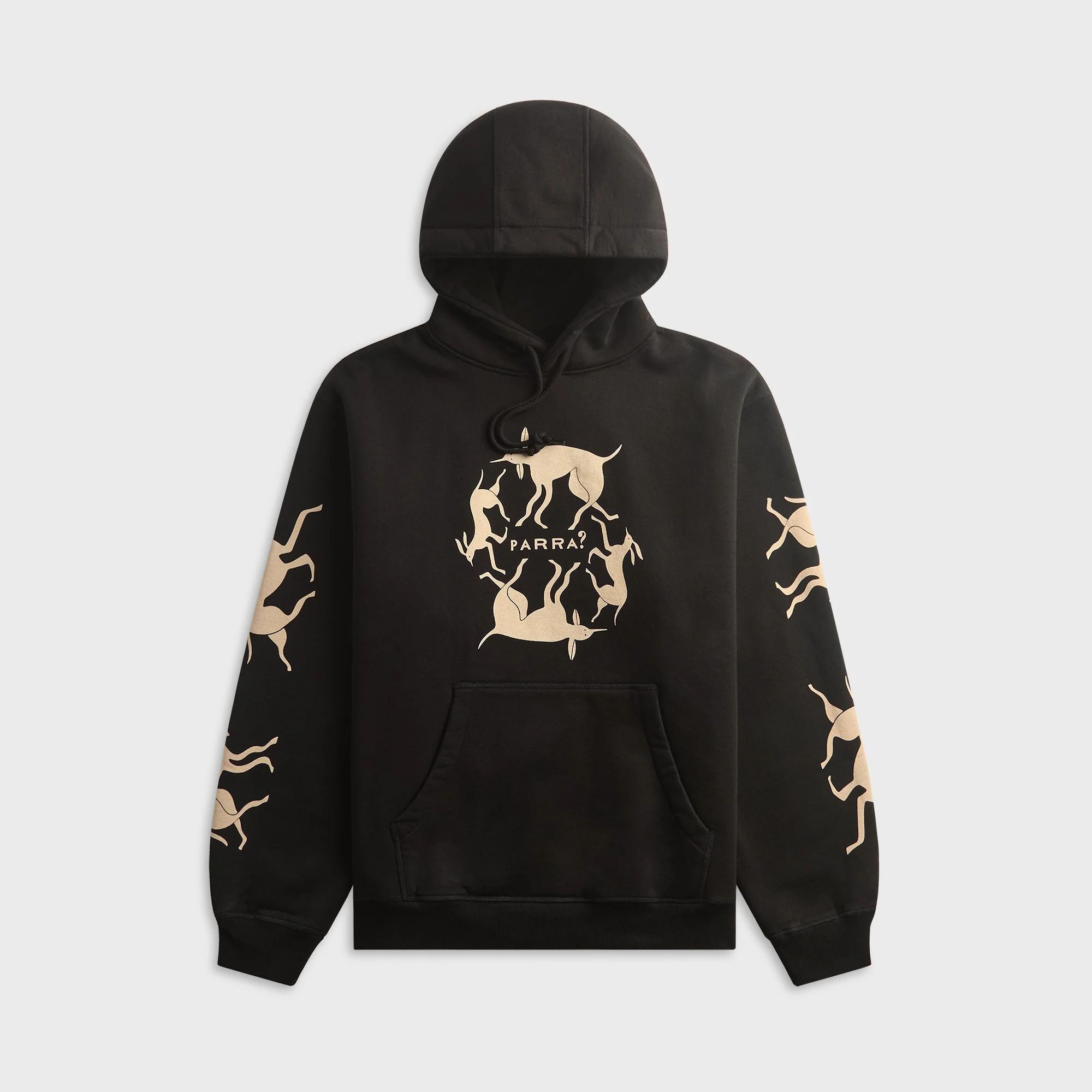 by Parra Non Grand Cafe Hooded Sweatshirt - Black