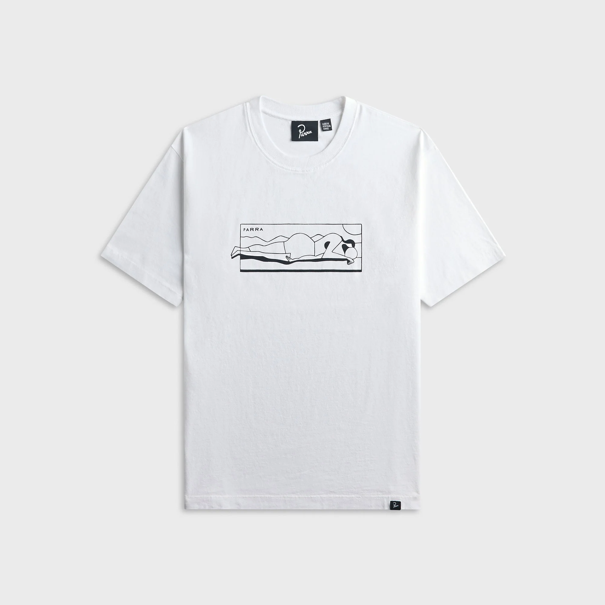 by Parra Vertical Thoughts Tee - White