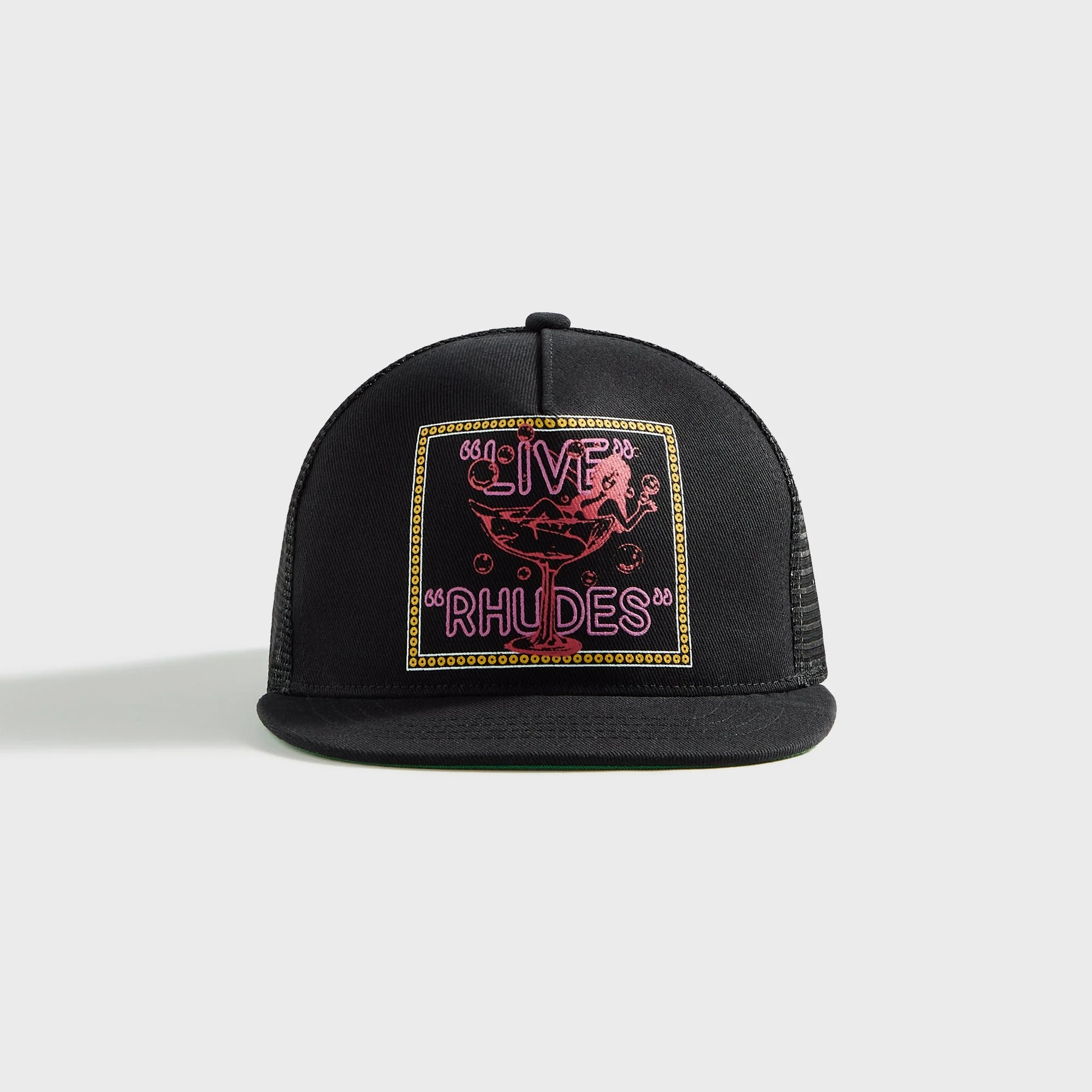 Rhude Live Rhudes Trucker Cap - Black