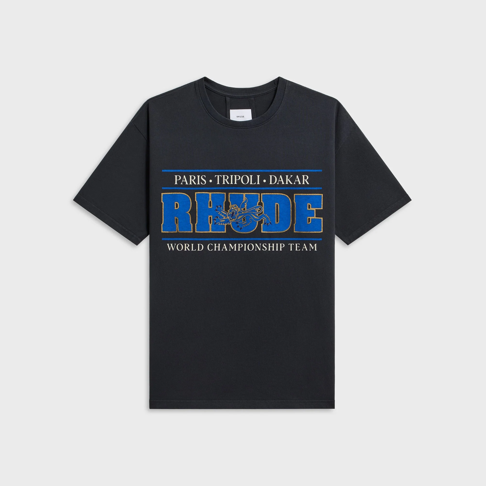 Rhude Chrono Tee - Vintage Black / Blue