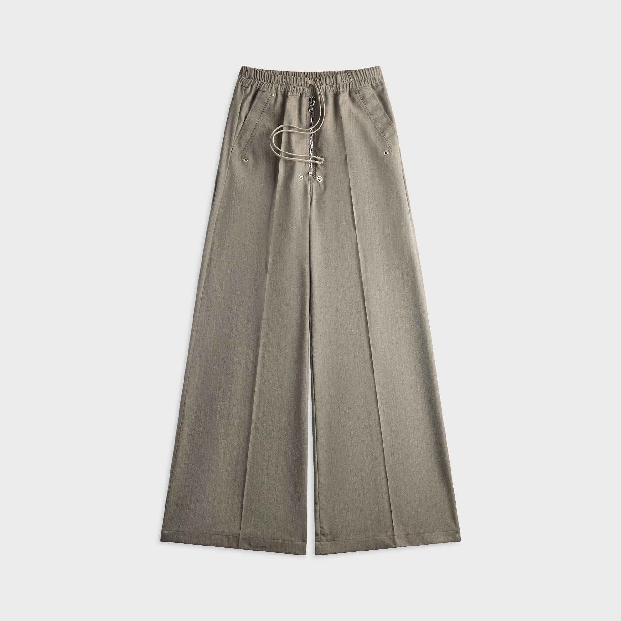 Rick Owens Wide Bela Pants - Grey Melange