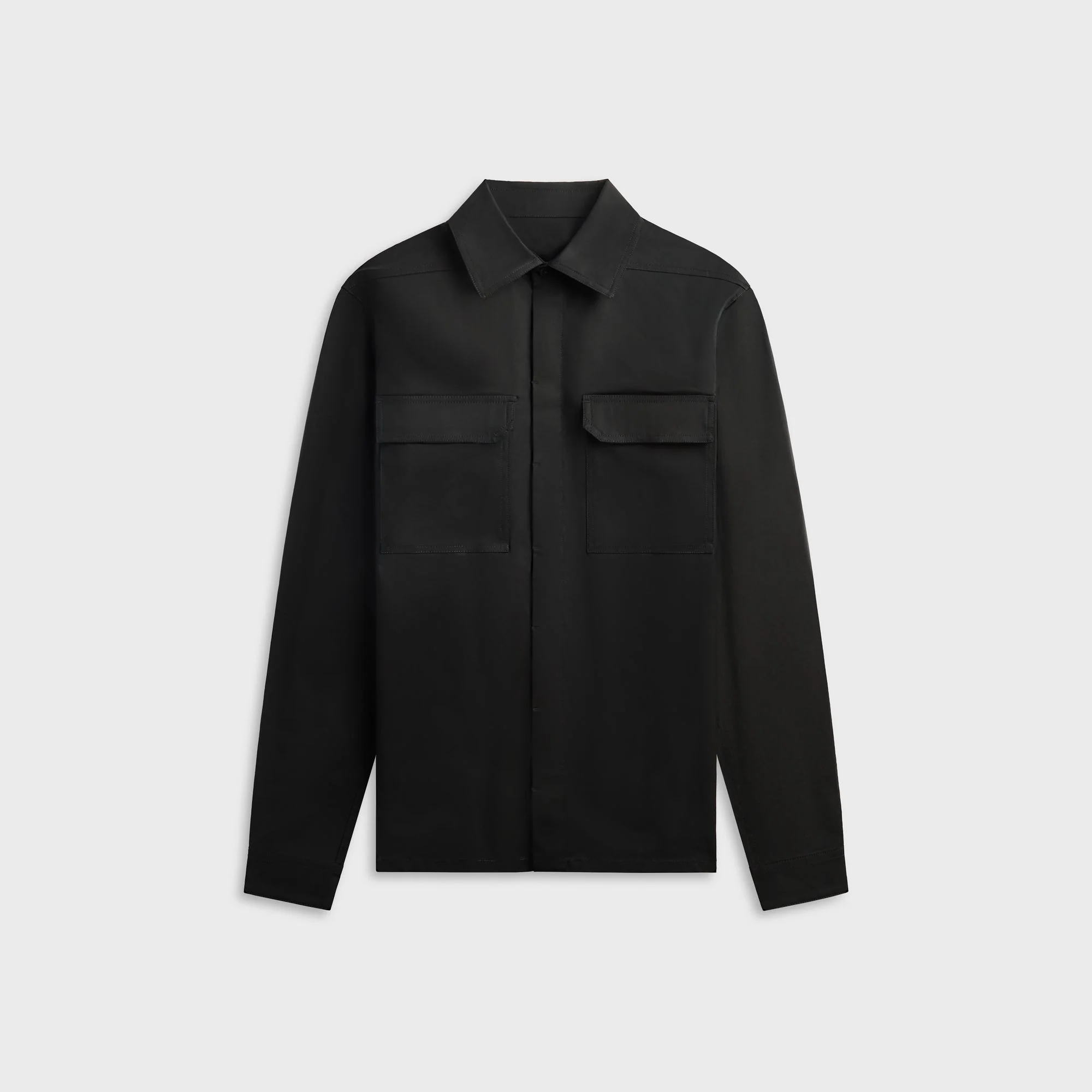 Rick Owens Tower Work Shirt - Black