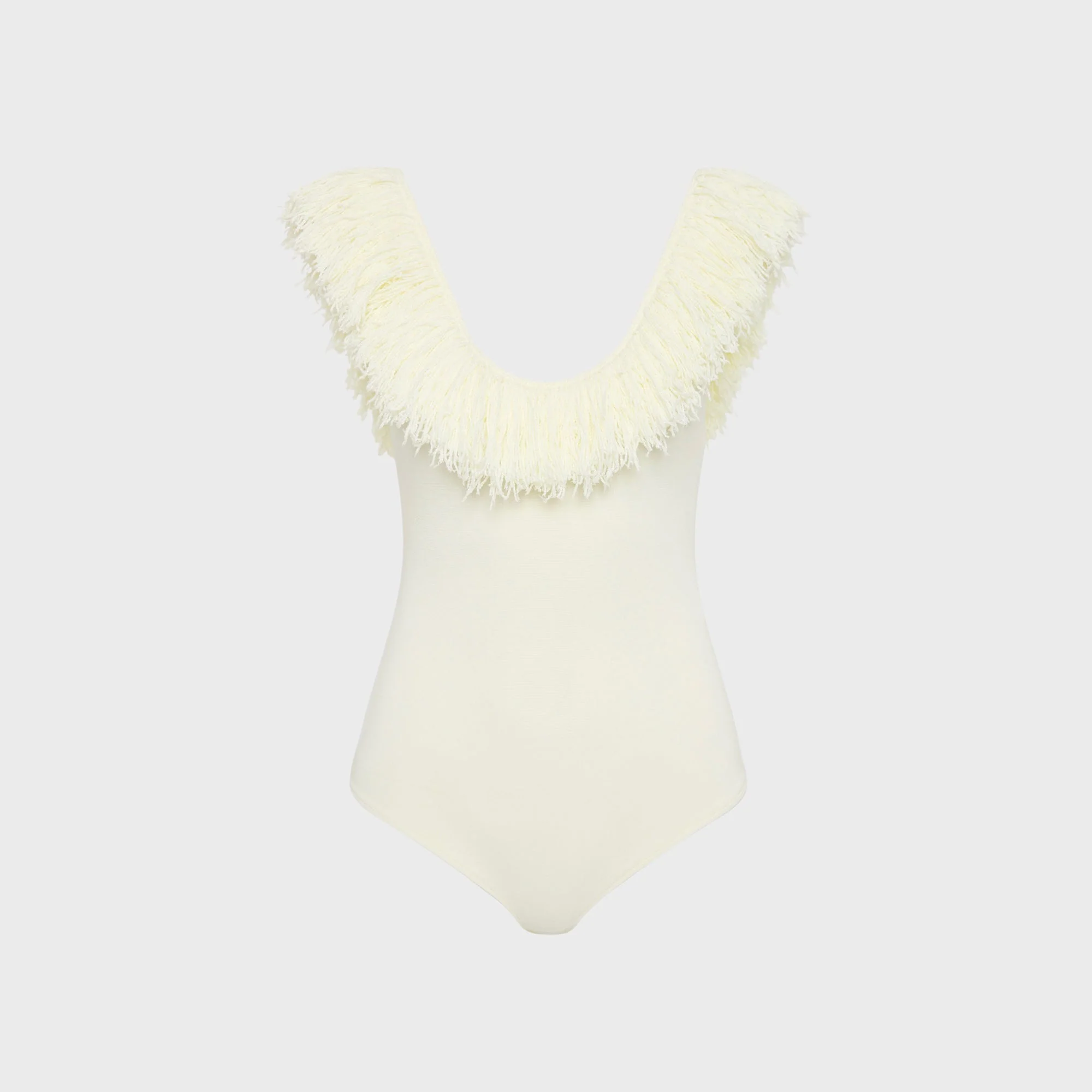 SIR Marcelline Fringe Bodysuit - Ivory