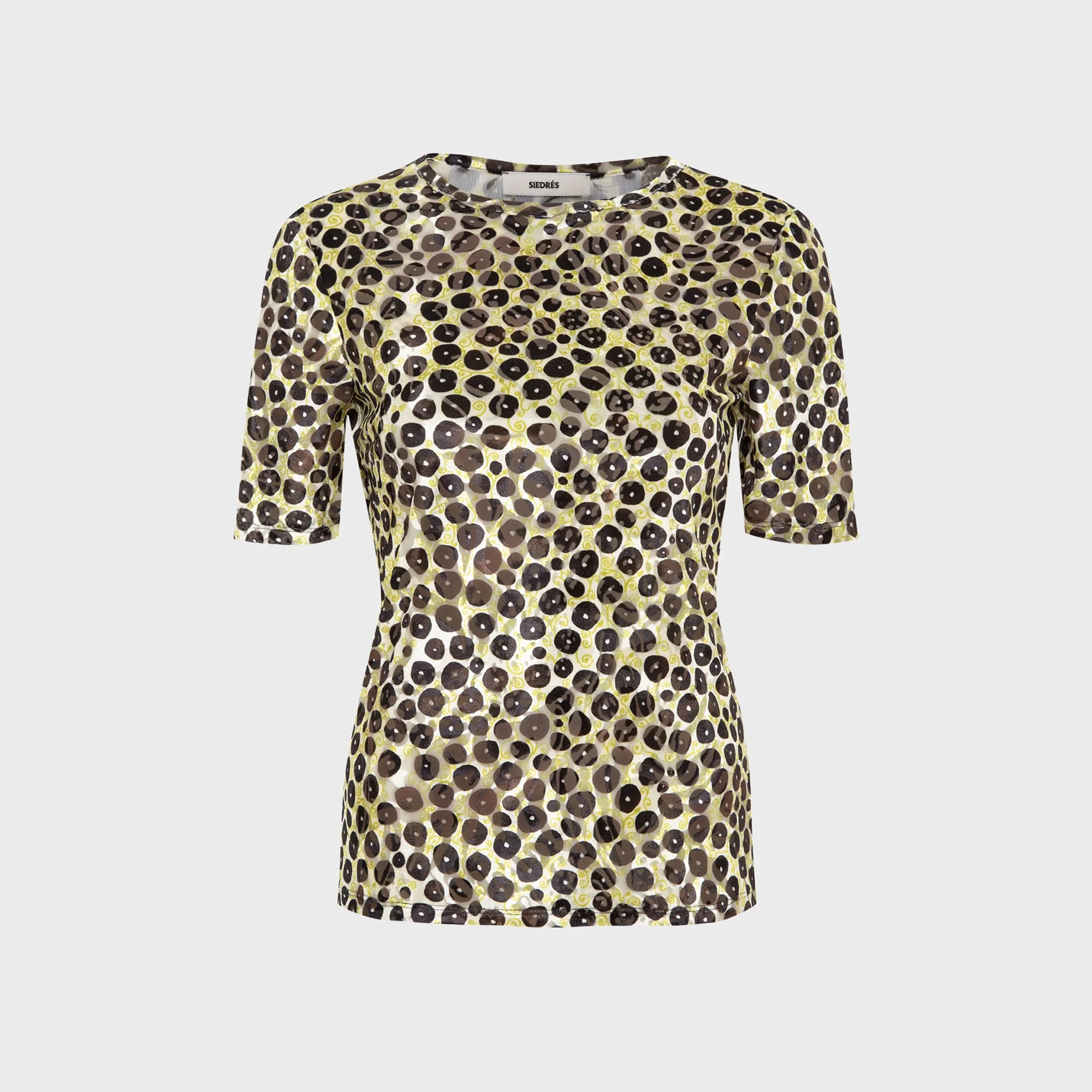 Siedres Idyl Velvet Devor?? Open Back Top - Multi