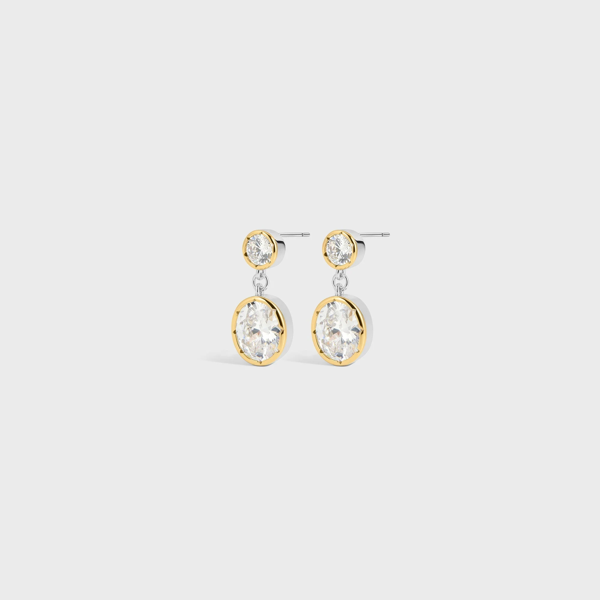 Luv AJ The Marais Drop Studs - Silver