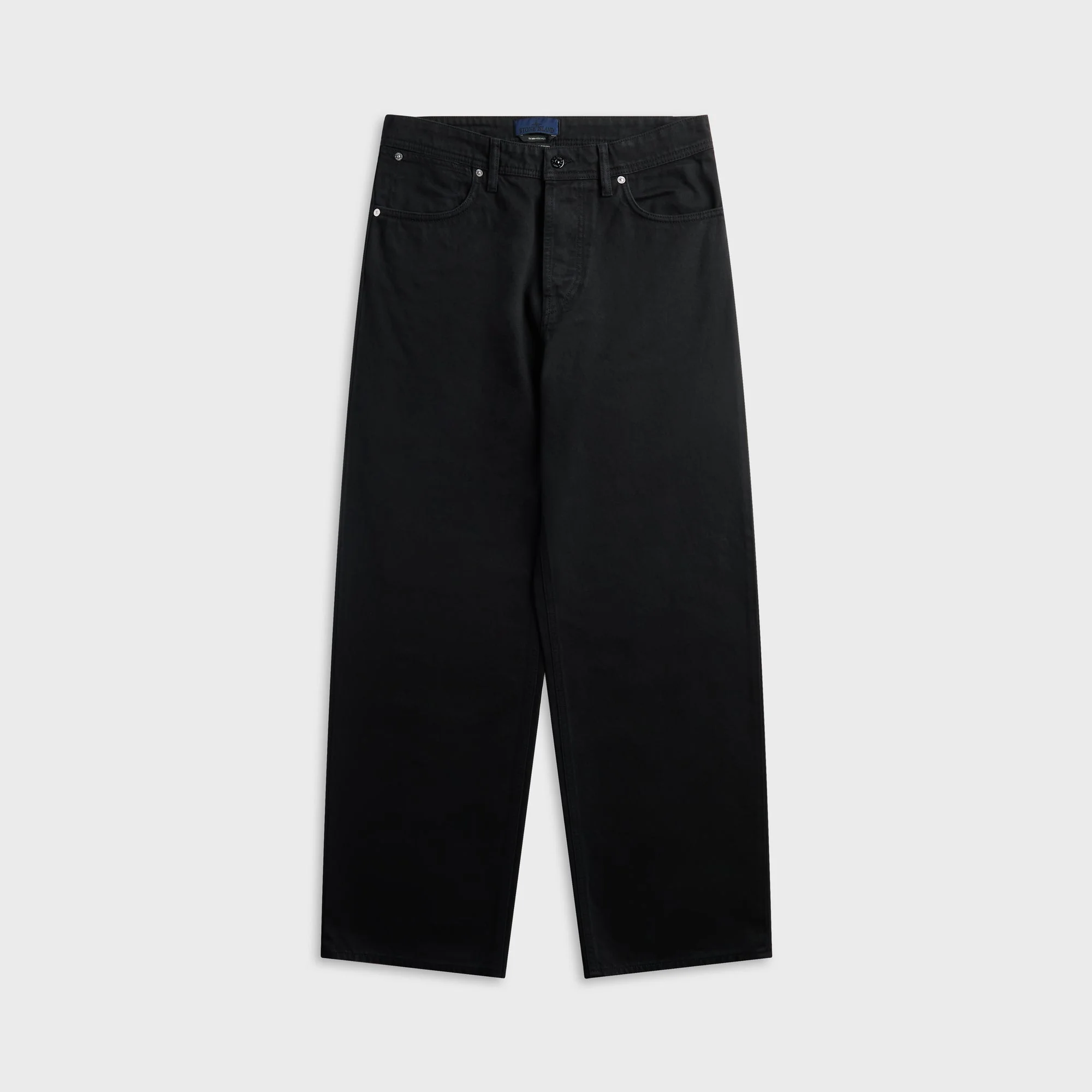 Stone Island Light Bull Denim-TC Loose-fit Jean - Black