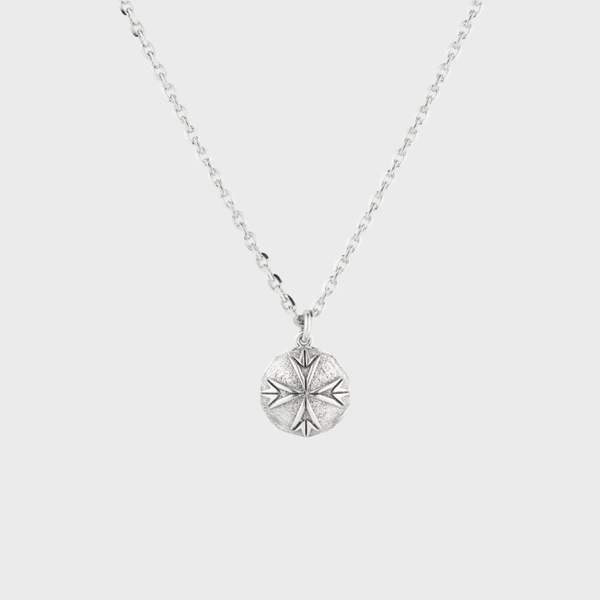 Emanuele Bicocchi Logo Scudo Necklace - Silver