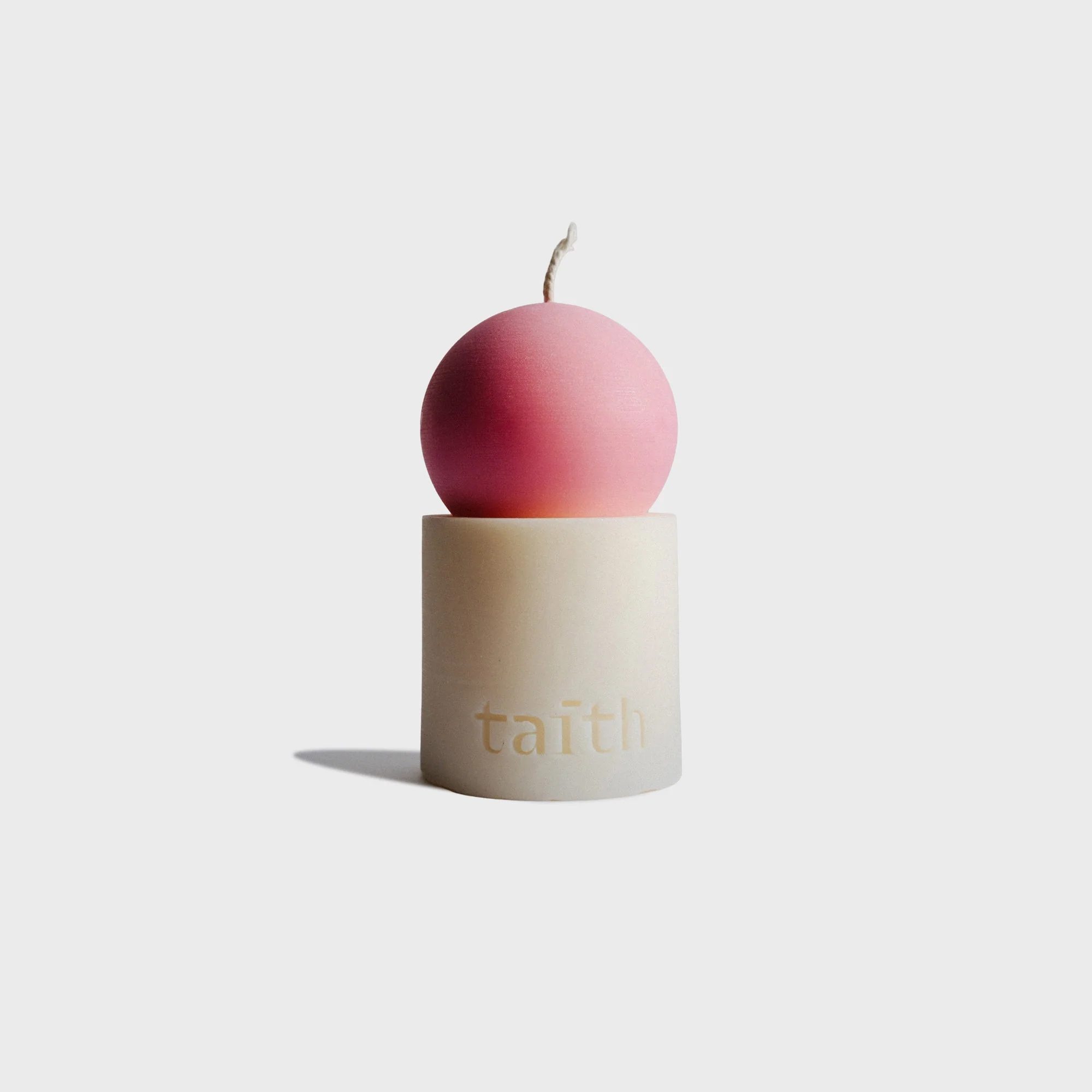Taith Lulu Candle 375G - Rose / Cream