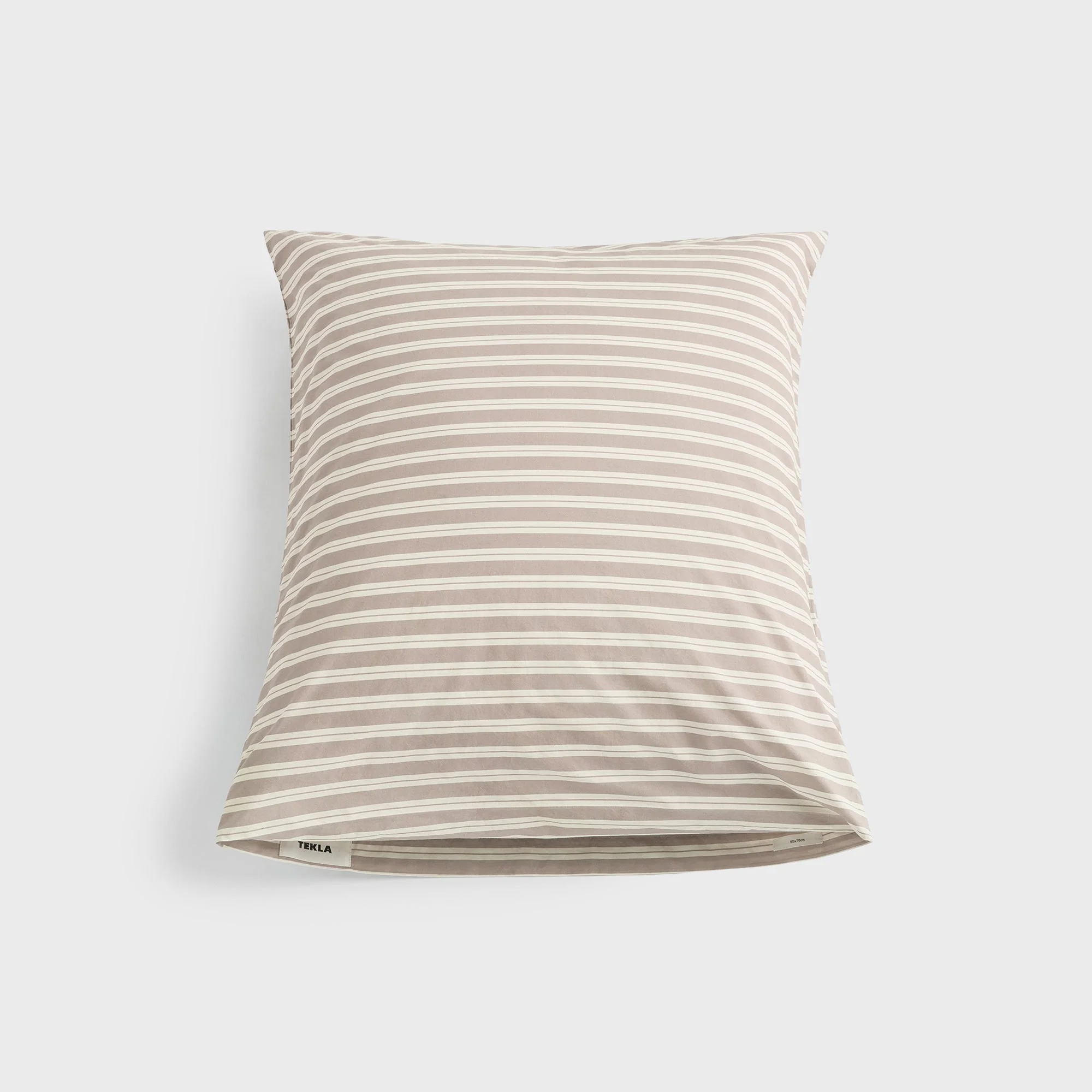 Tekla Percale Pillow Sham - Clay Stripes