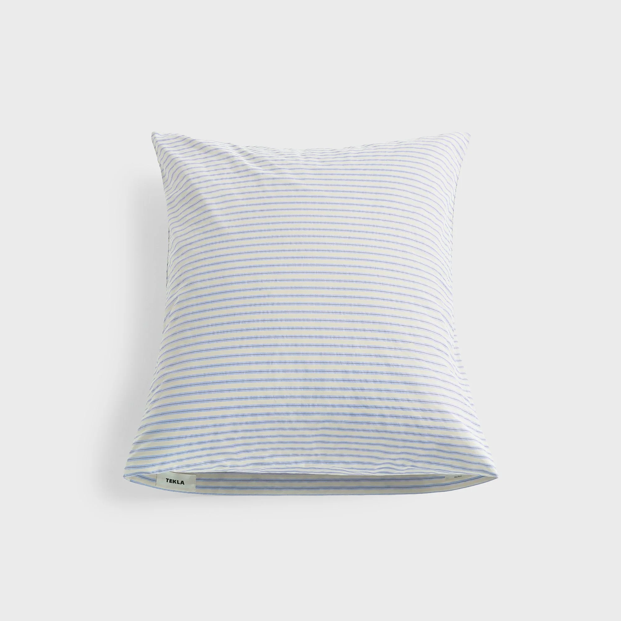 Tekla Percale Pillow Sham - Flint Stripes