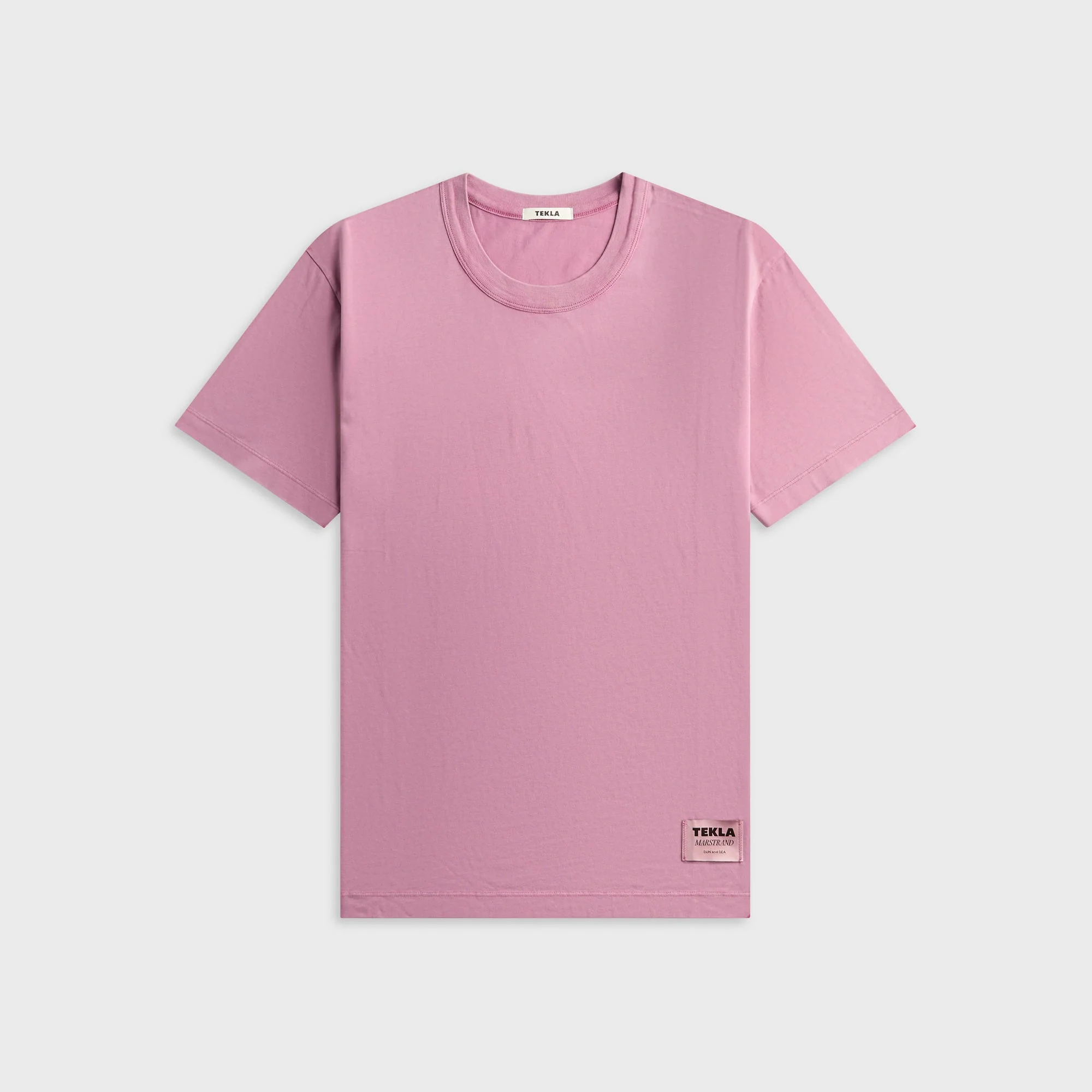 Tekla Mens Tee - Sun Bleached Fuchsia