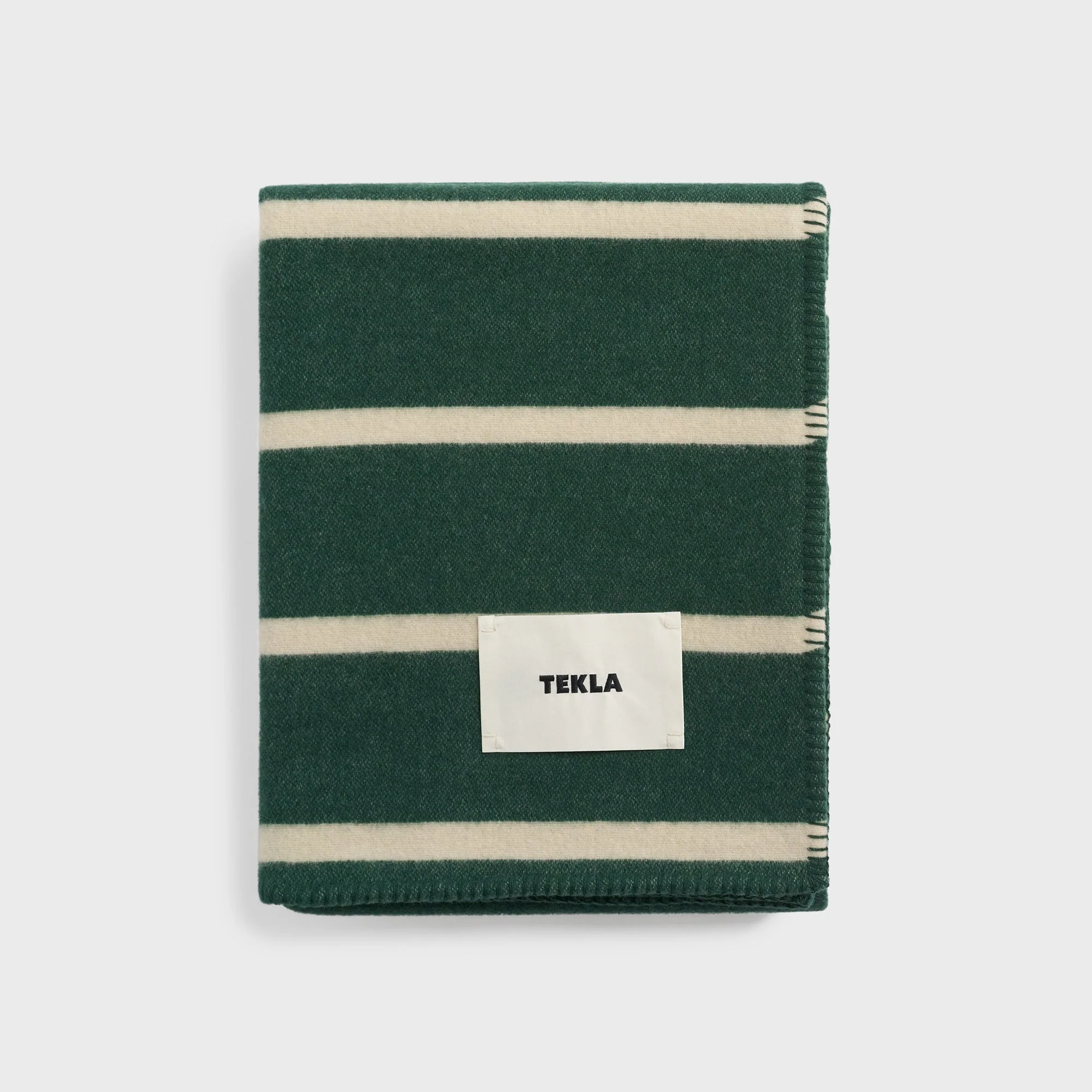 Tekla Lambswool Blanket - Rugby Stripes