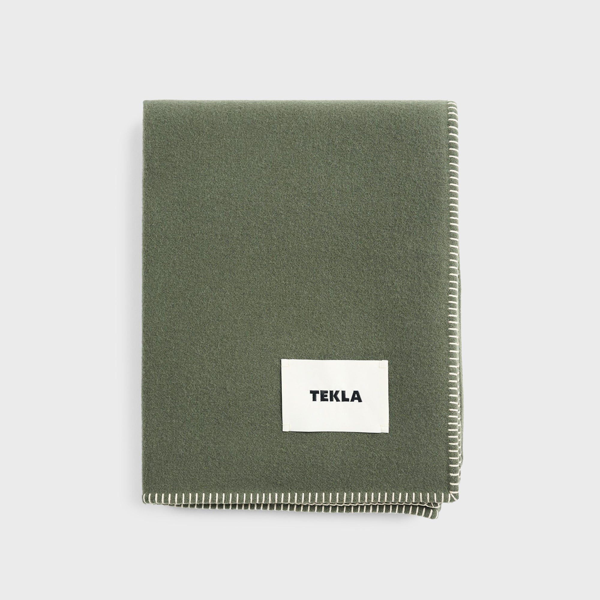 Tekla Lambswool Blanket - Willow
