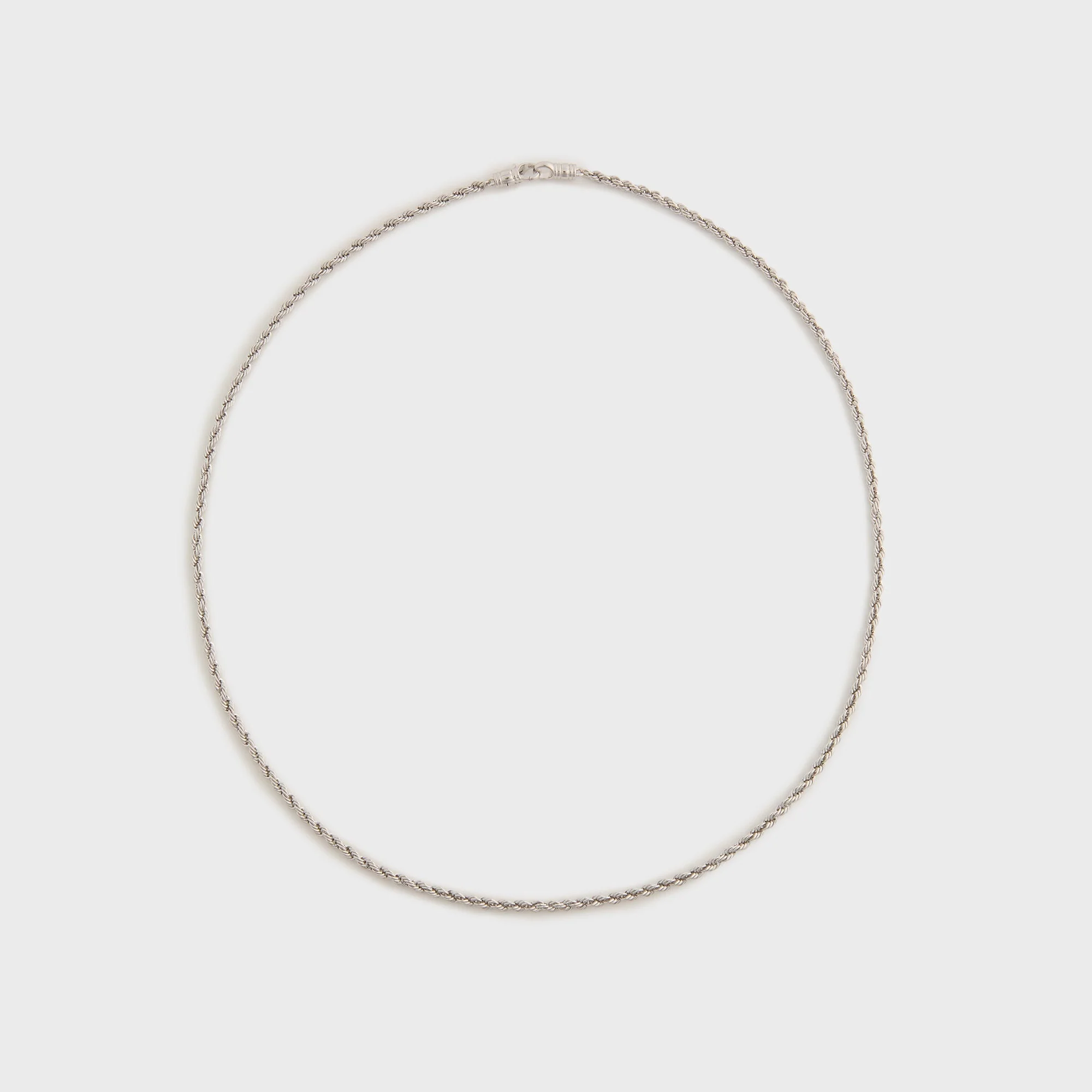 Tom Wood Rope Chain - Silver